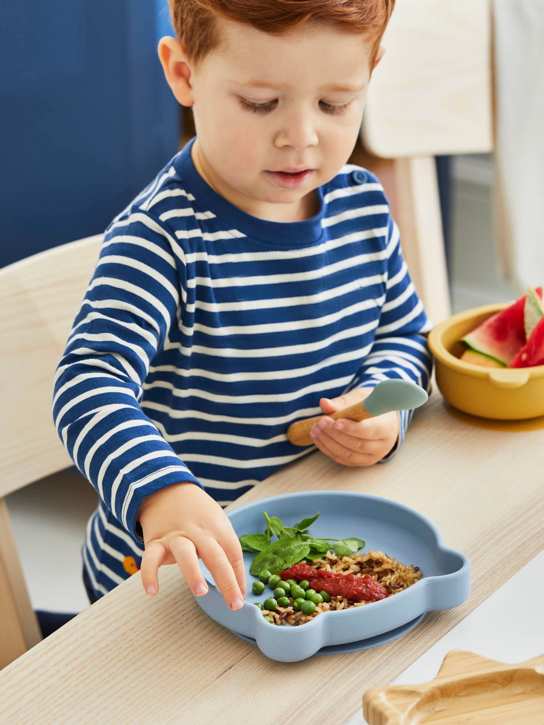 Blue My First Silicone Mealtime Bear Set - Image 6 of 7