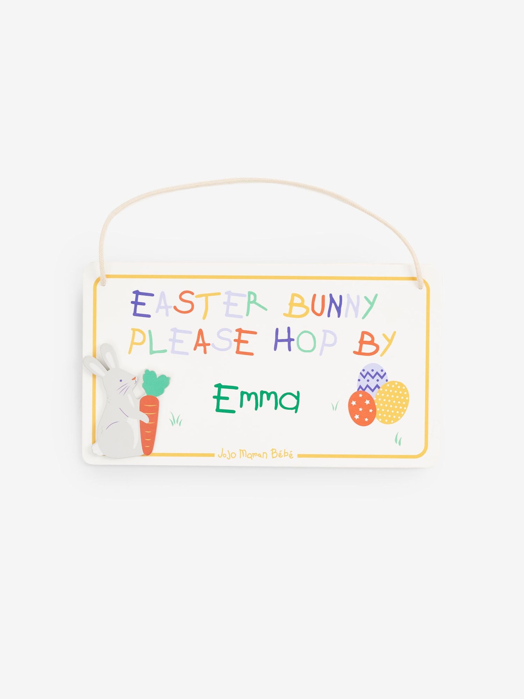 White Easter Bunny Stop Here Sign - Image 2 of 2