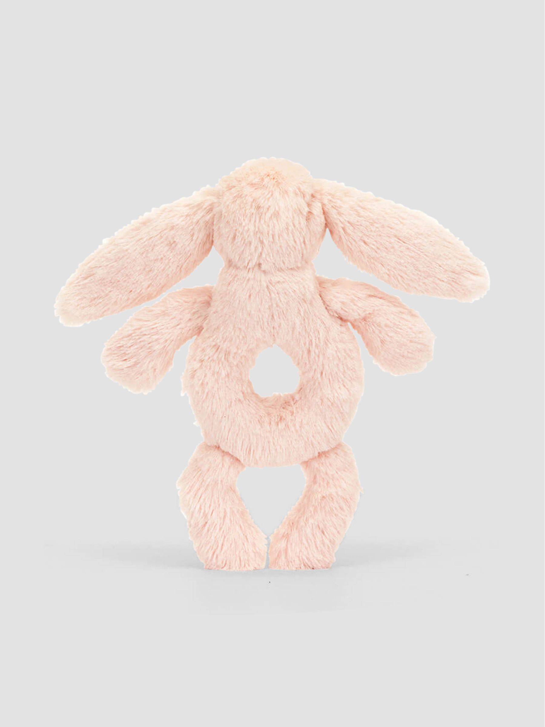 Blush Pink Jellycat Bashful Bunny Ring Rattle - Image 3 of 4