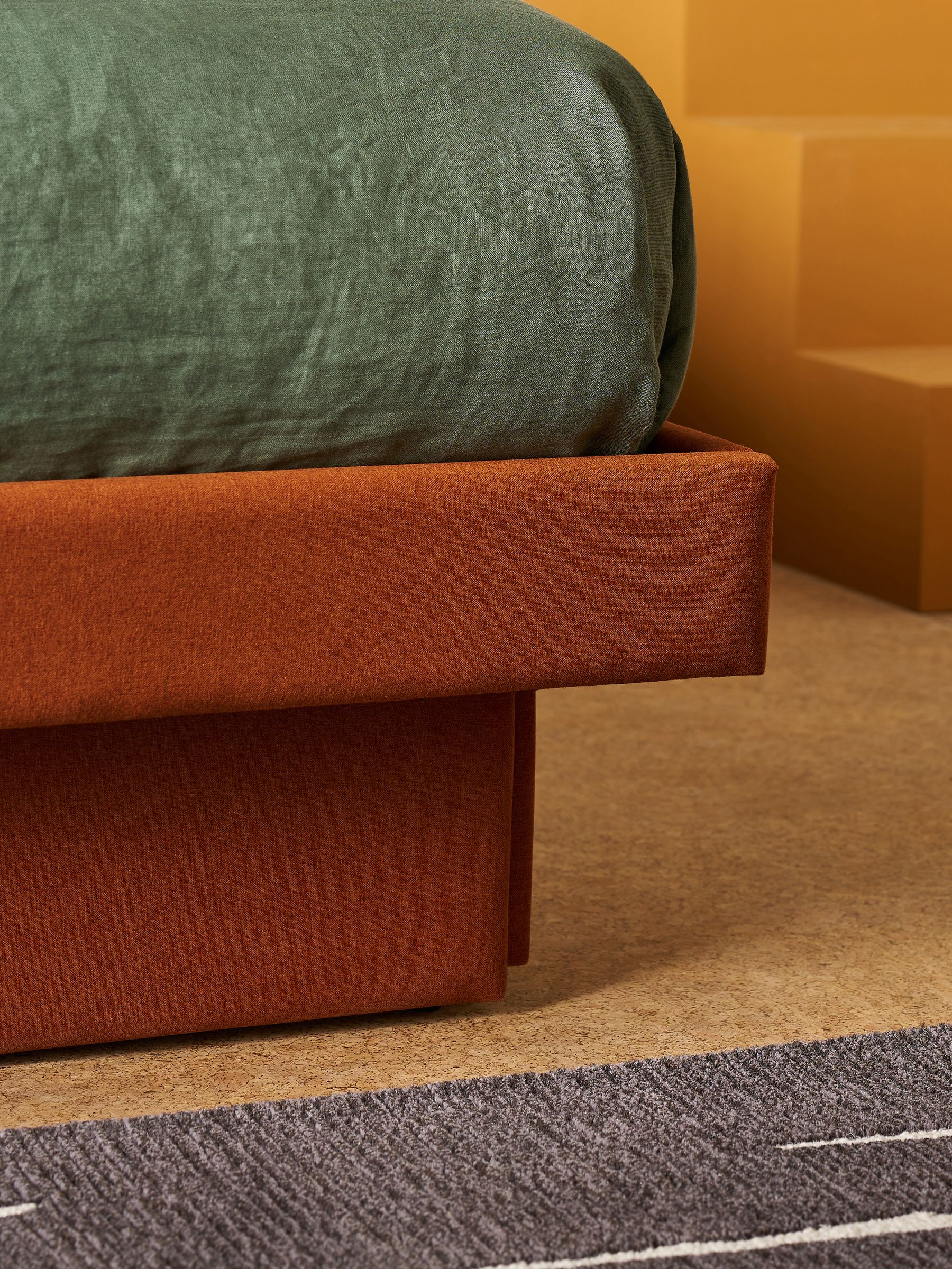 Robyn Platform Storage Bed in Orange - Image 4 of 5