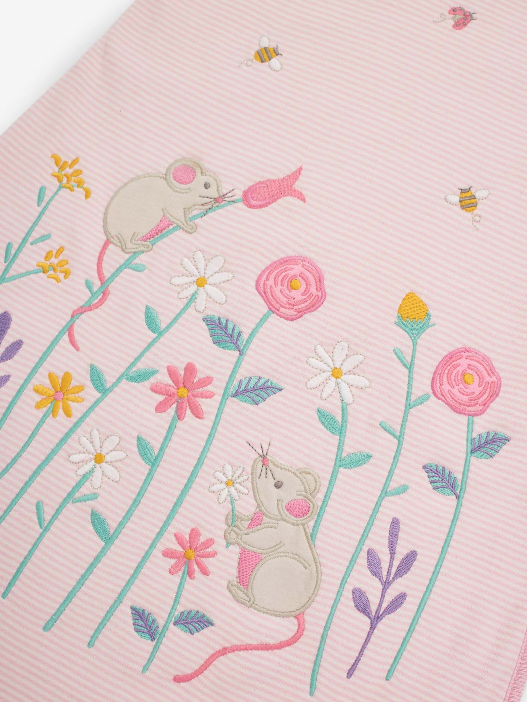Pink Mouse Appliqué 1.5 tog Baby Sleeping Bag - Image 4 of 4