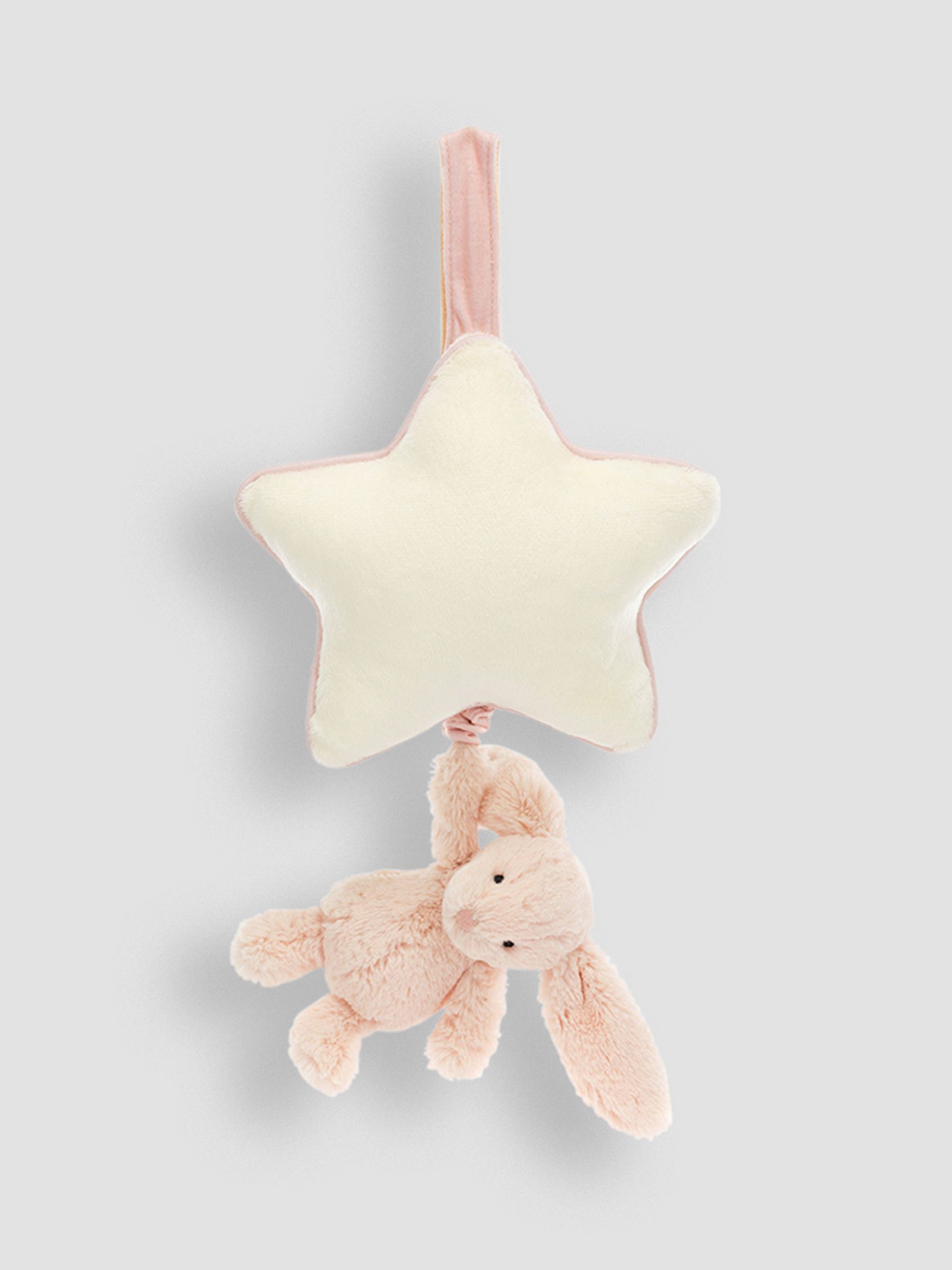 Jellycat Bashful Blush Bunny Musical Pull - Image 2 of 4