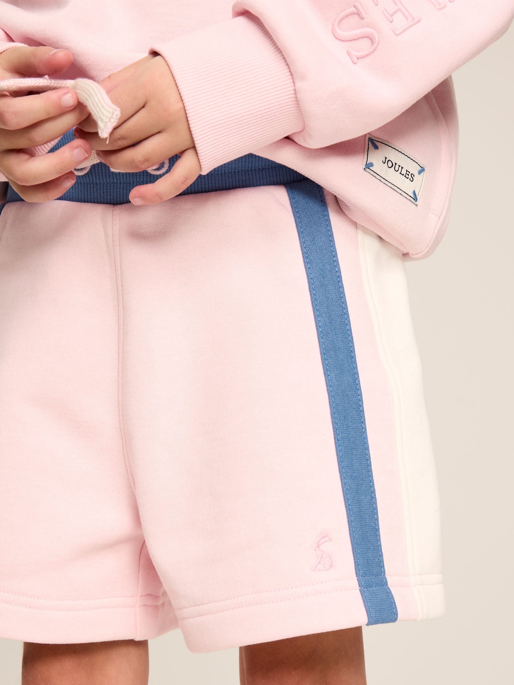 Pippa Pink Colour Block Jersey Shorts - Image 8 of 8