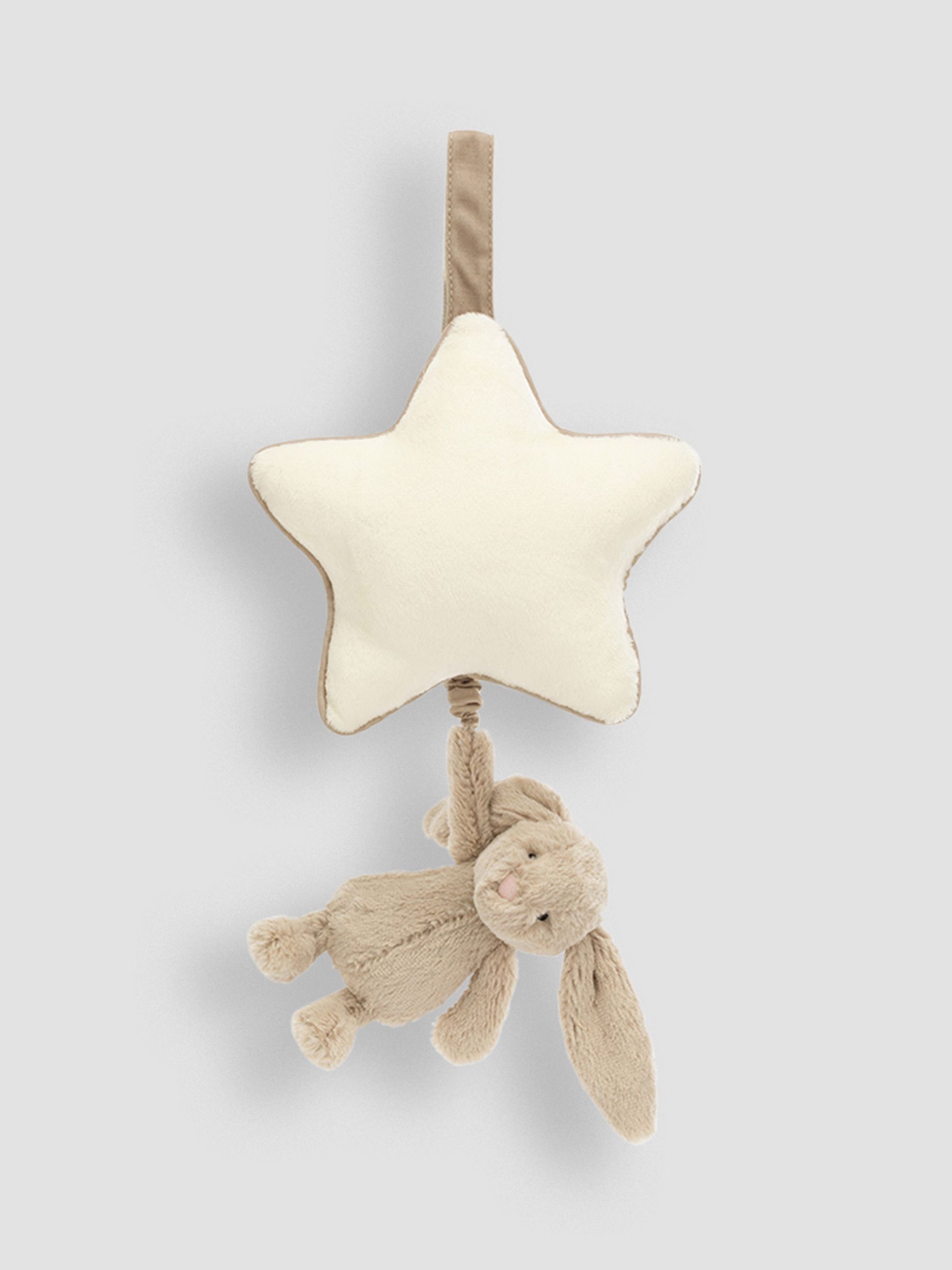 Jellycat Bashful Beige Bunny Musical Pull - Image 2 of 5