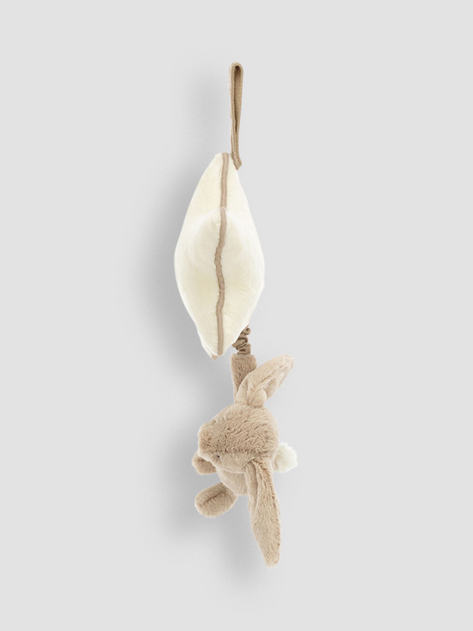 Jellycat Bashful Beige Bunny Musical Pull - Image 3 of 5