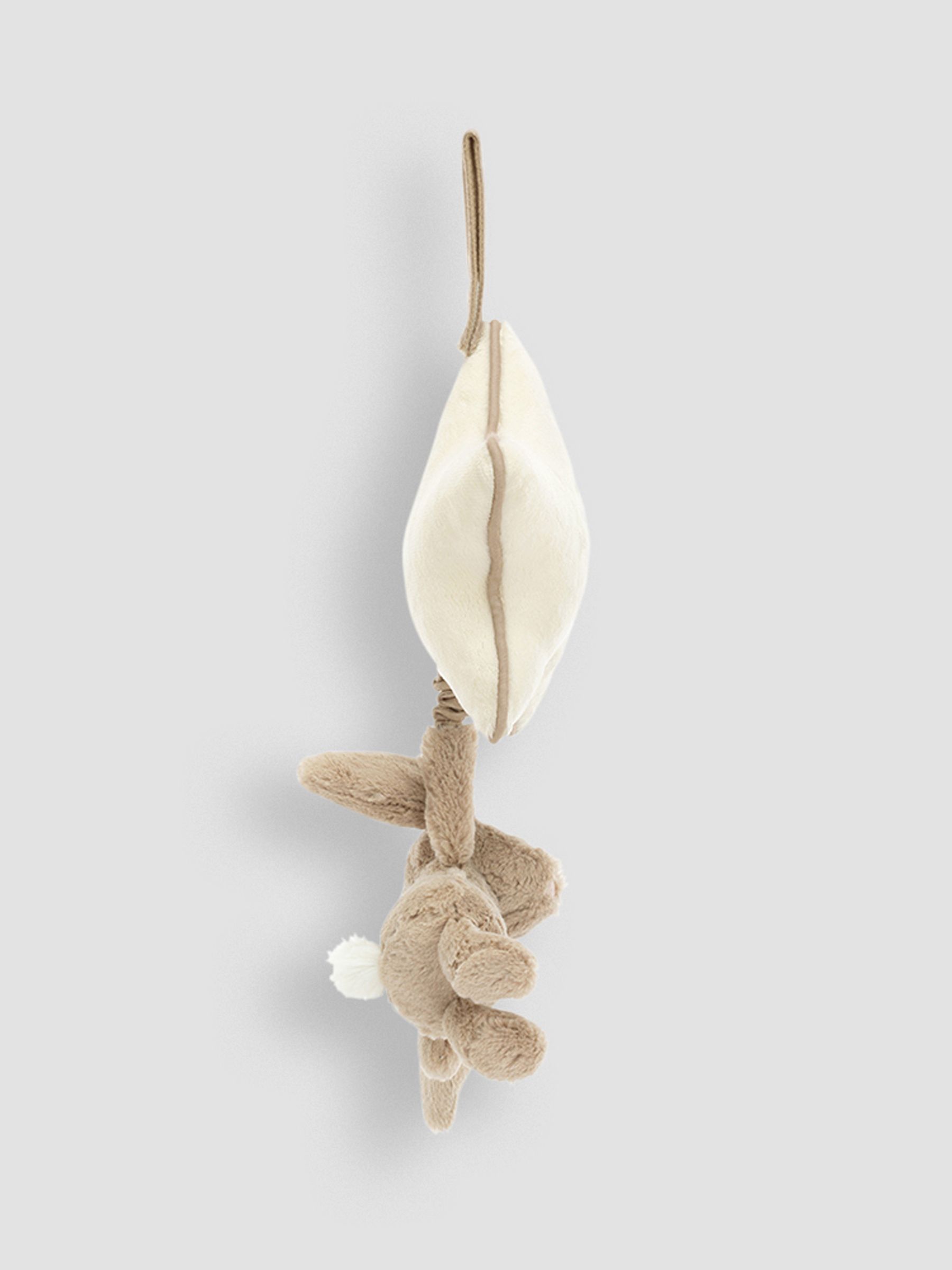 Jellycat Bashful Beige Bunny Musical Pull - Image 4 of 5