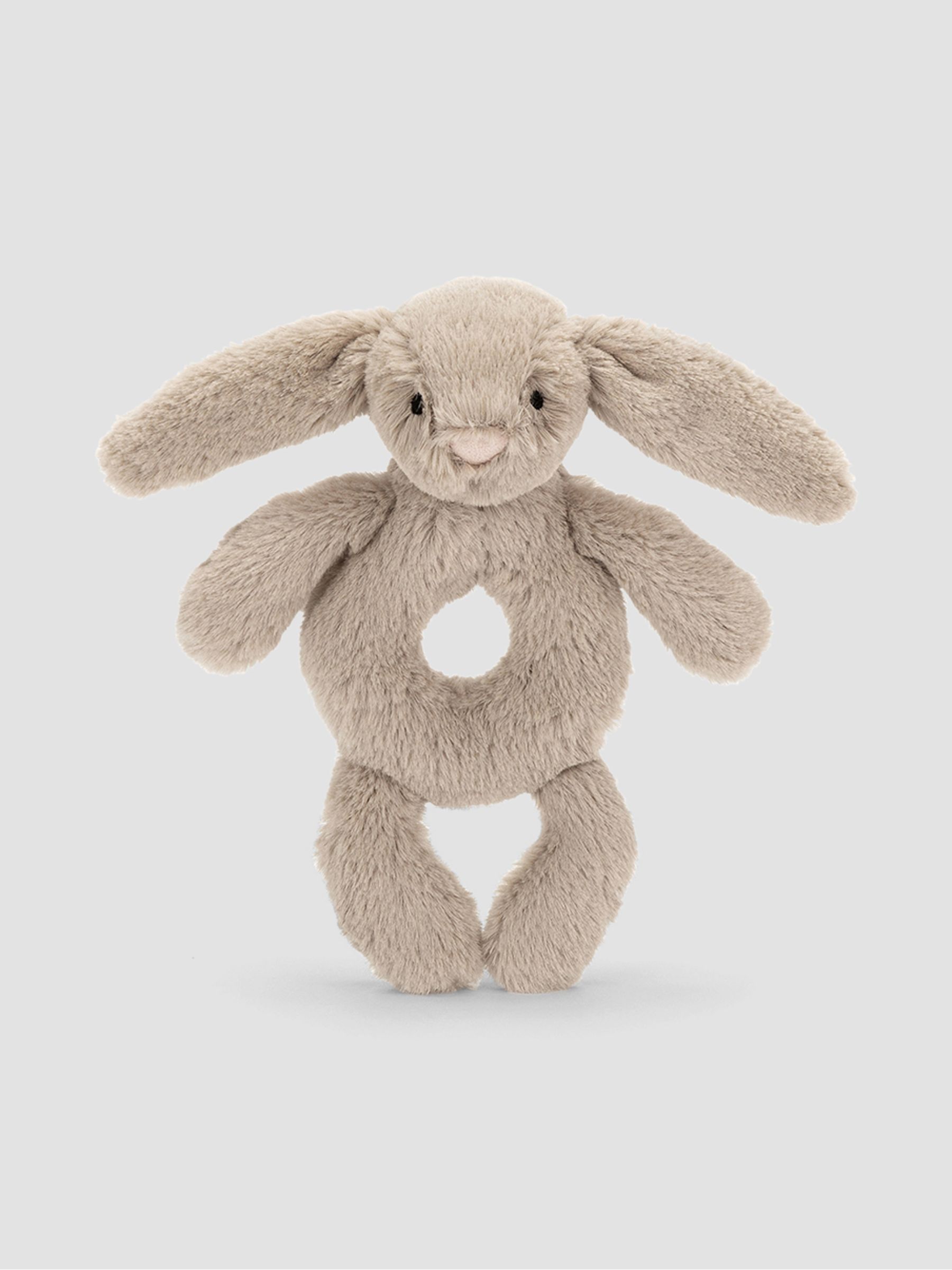 Beige Jellycat Bashful Bunny Ring Rattle - Image 1 of 4