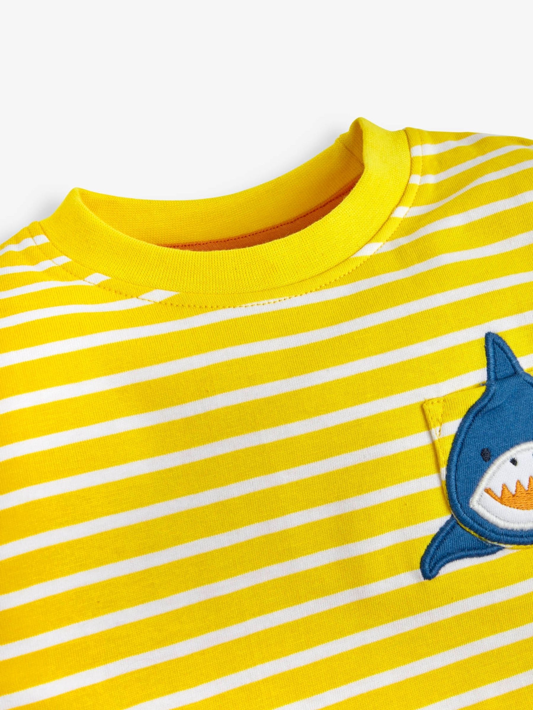 Yellow Shark Pocket T-Shirt - Image 2 of 2