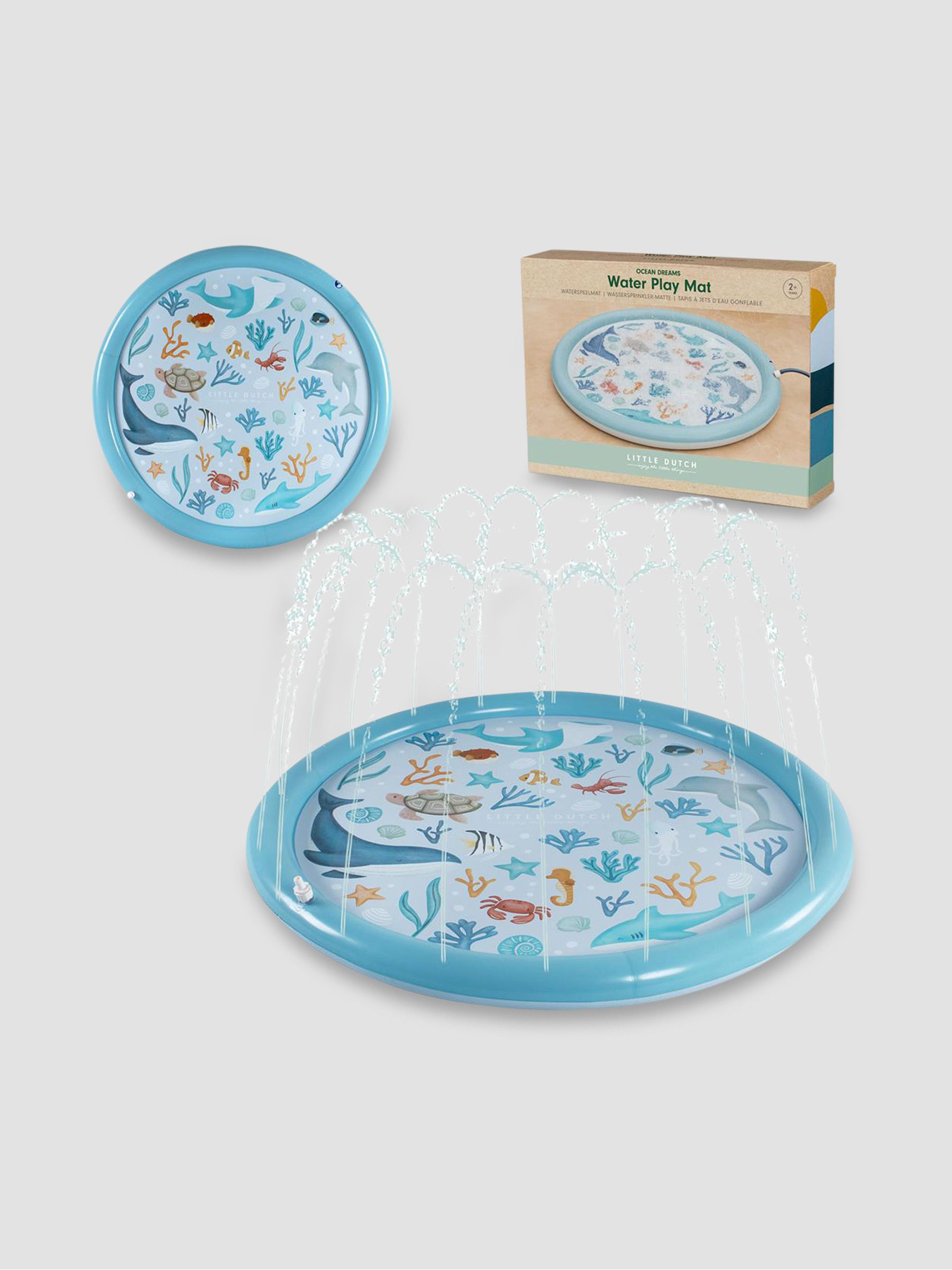 Little Dutch Ocean Dreams Sprinkler Mat Blue - Image 2 of 4