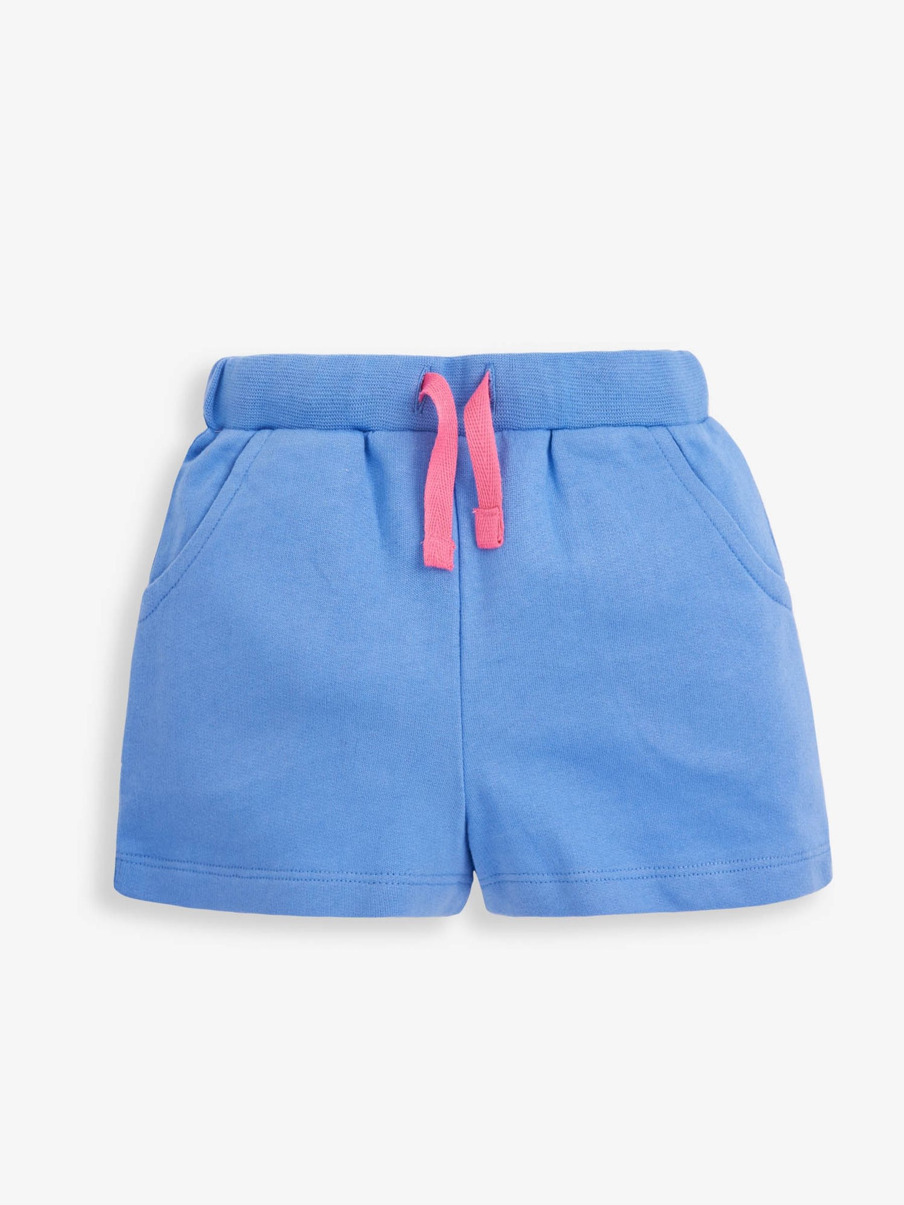 Dusky Pink 2-Pack Girls' Basics Pink & Blue Shorts - Image 2 of 5