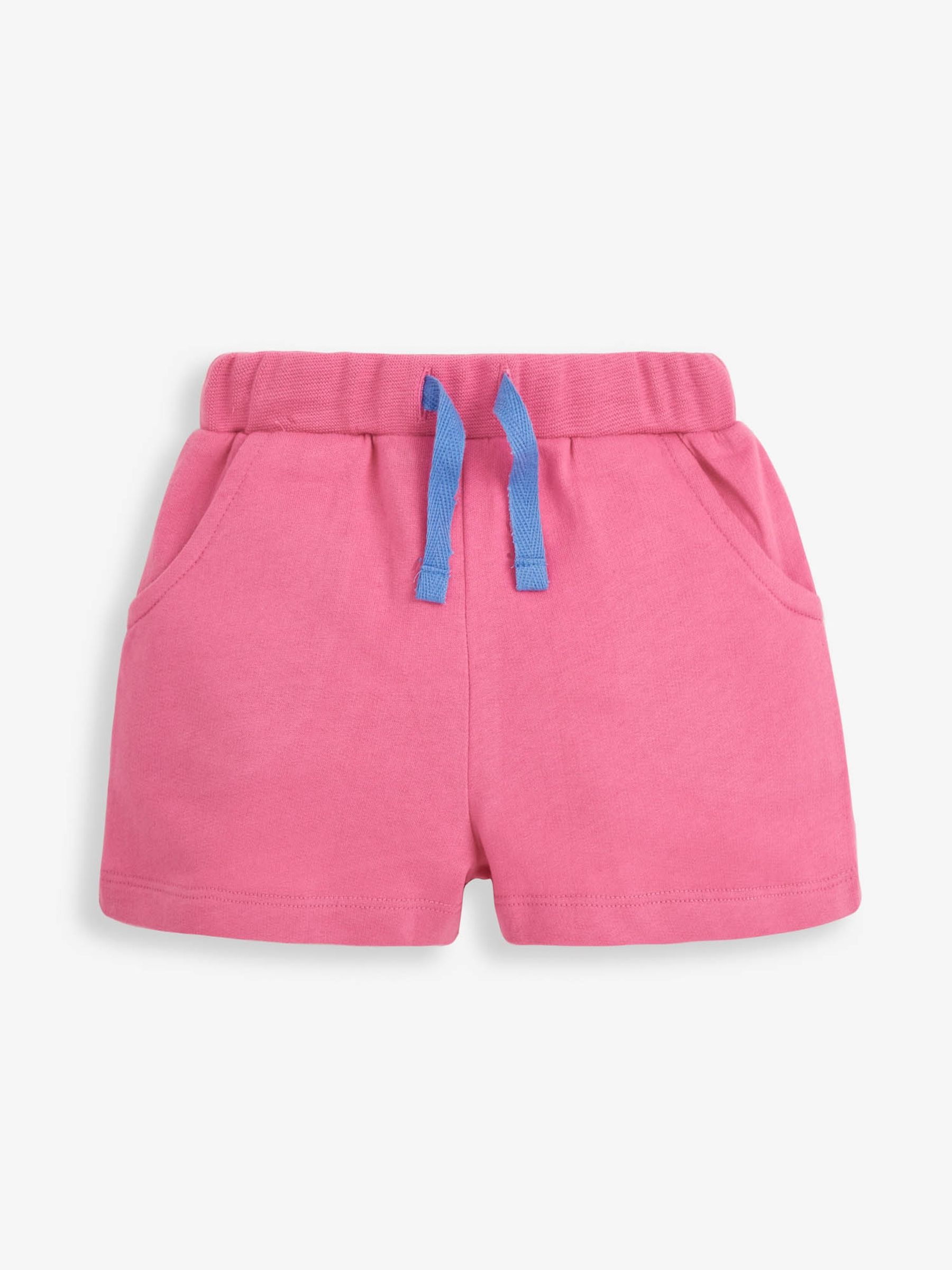 Dusky Pink 2-Pack Girls' Basics Pink & Blue Shorts - Image 3 of 5