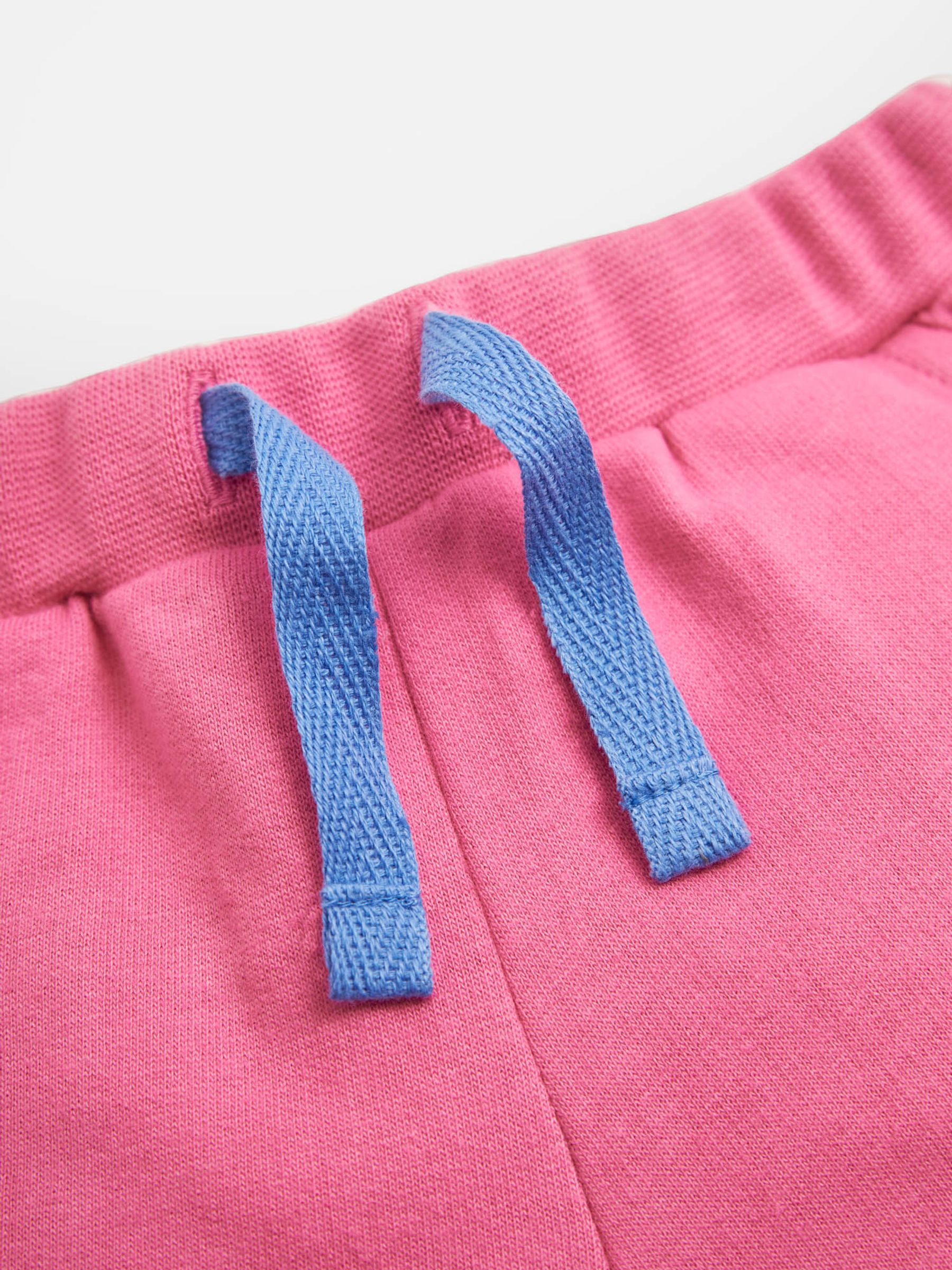 Dusky Pink 2-Pack Girls' Basics Pink & Blue Shorts - Image 5 of 5