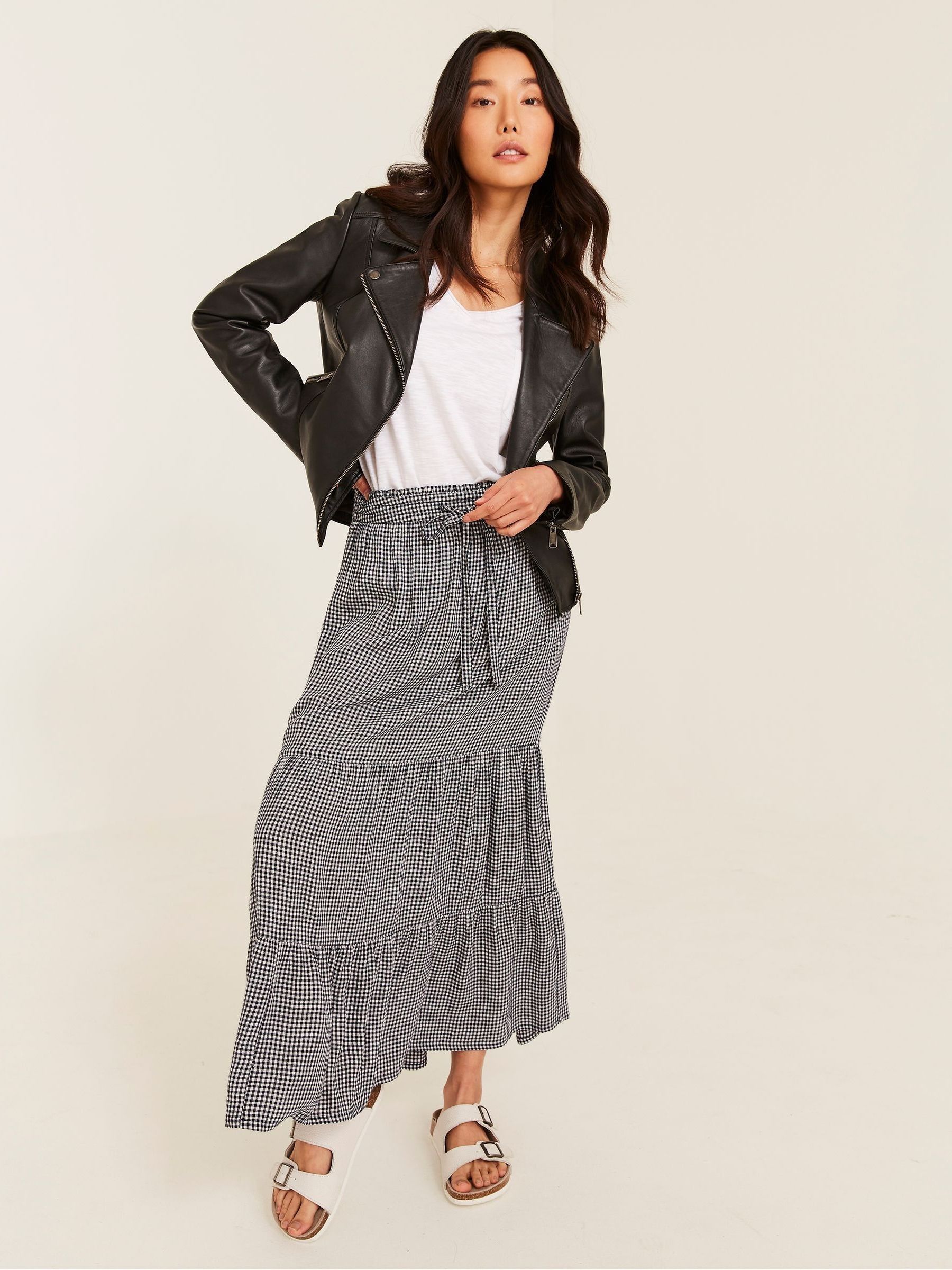 Black Biker Bethany Jacket - Image 2 of 10