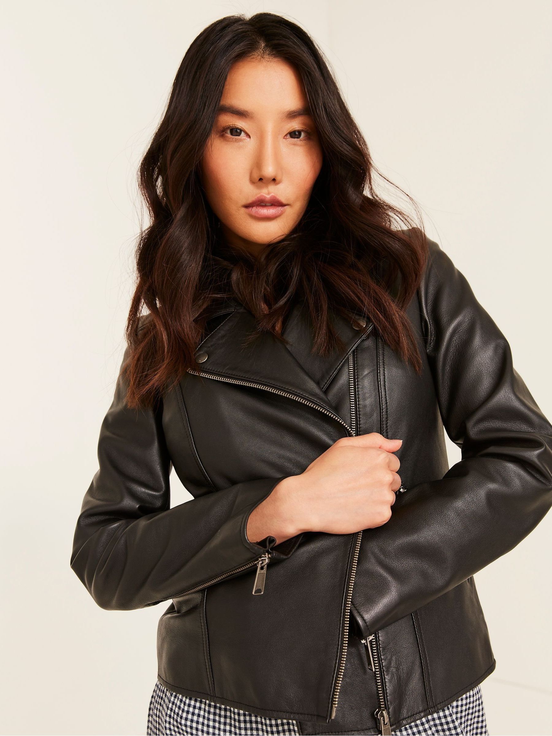 Black Biker Bethany Jacket - Image 5 of 10