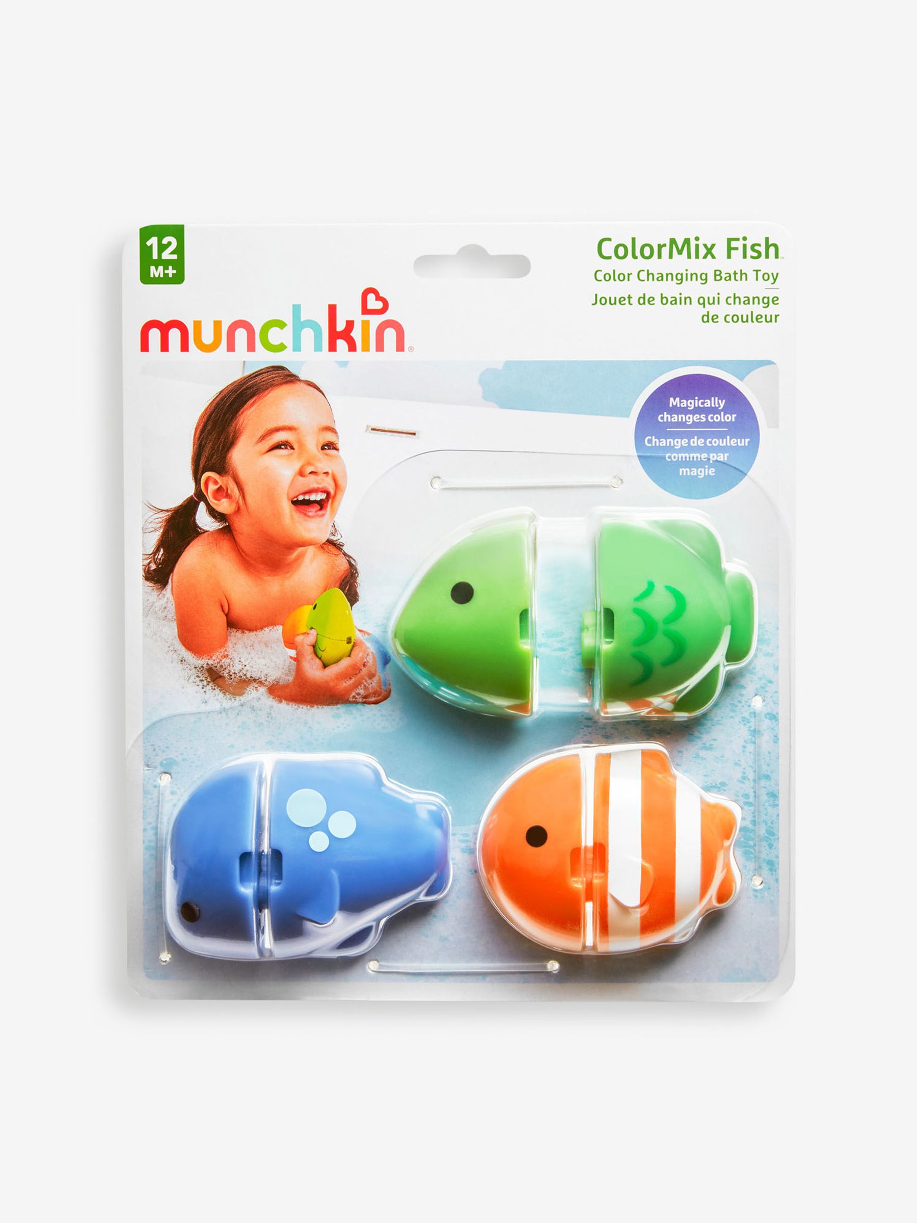 Munchkin ColourMix Fish Colour Changing Bath Toy - Image 1 of 11