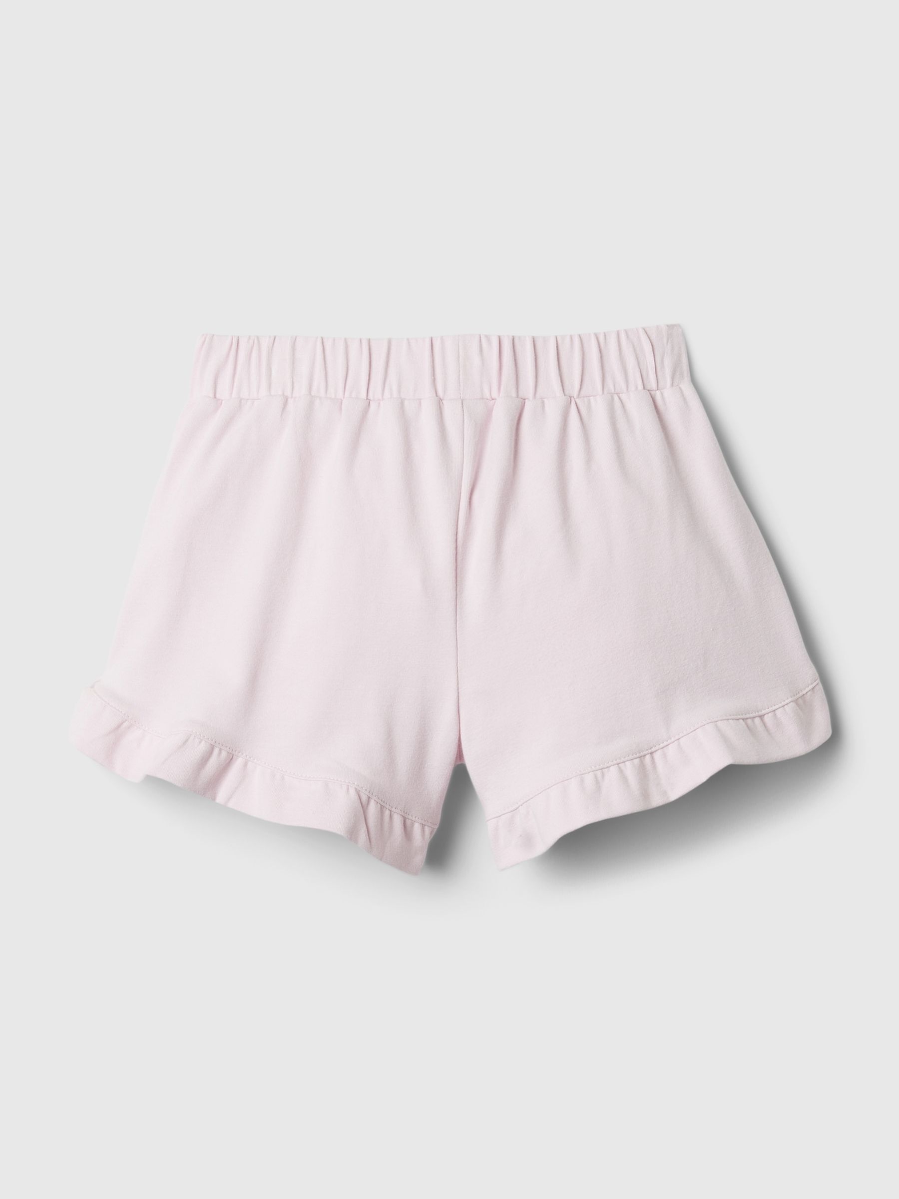 Pink Pull On Ruffle Shorts (3mths-5yrs) - Image 1 of 2