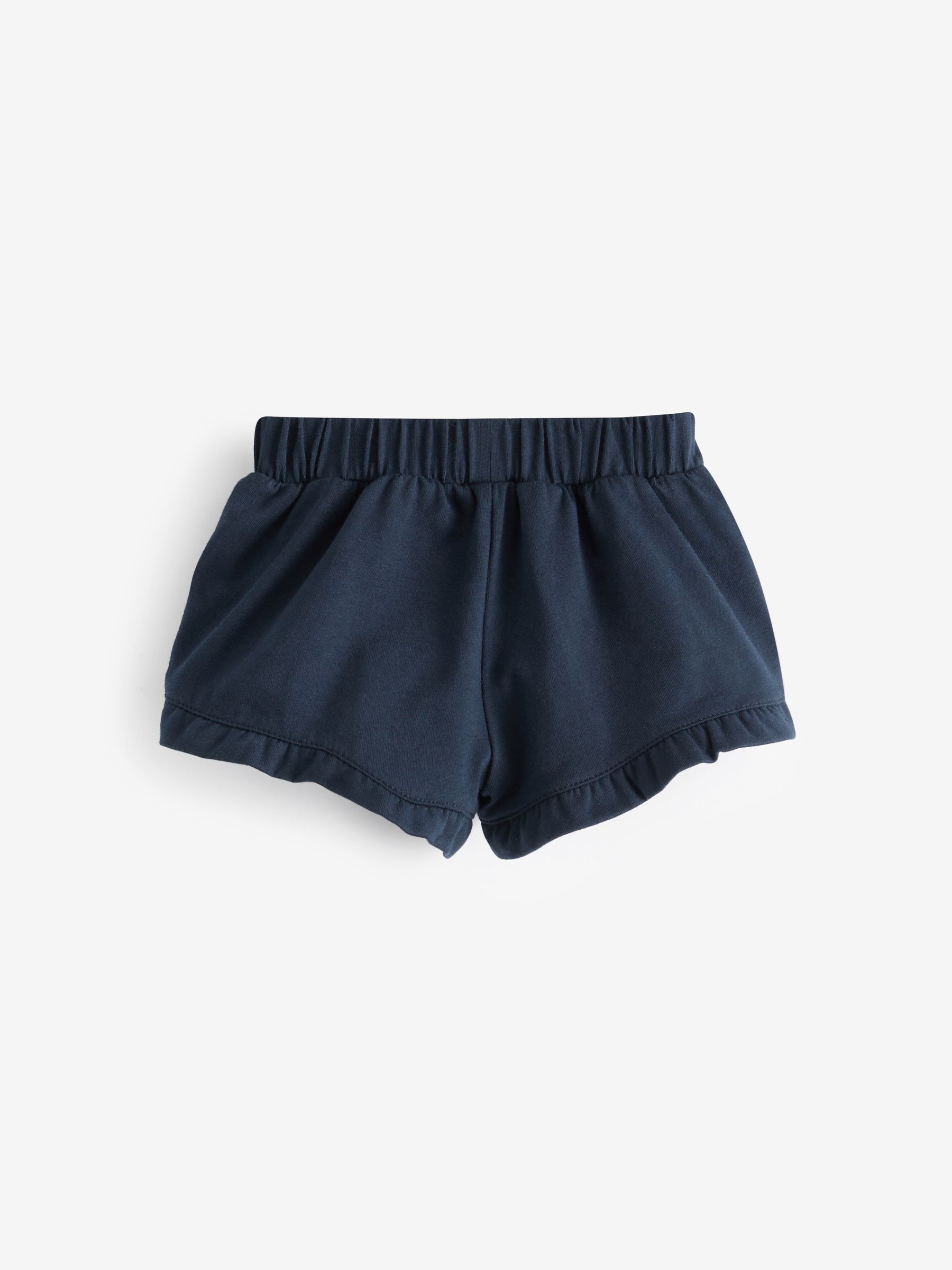 Navy Blue Pull On Ruffle Baby Shorts (3mths-5yrs) - Image 2 of 4