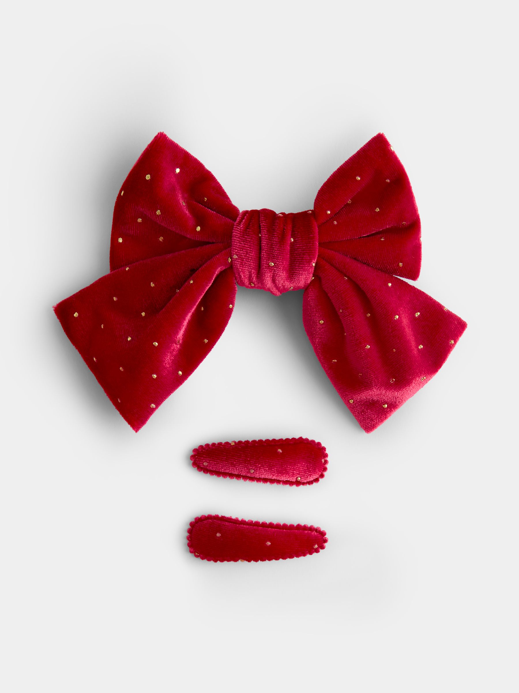 Red 3 Pack Hair Accessories - Image 1 of 5