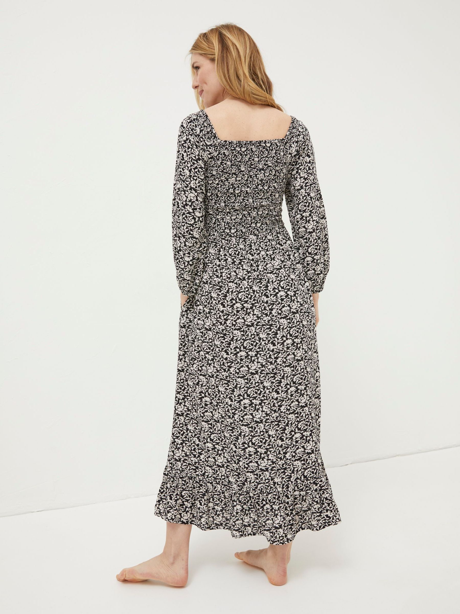 Black/White Midi Dress - Image 3 of 6