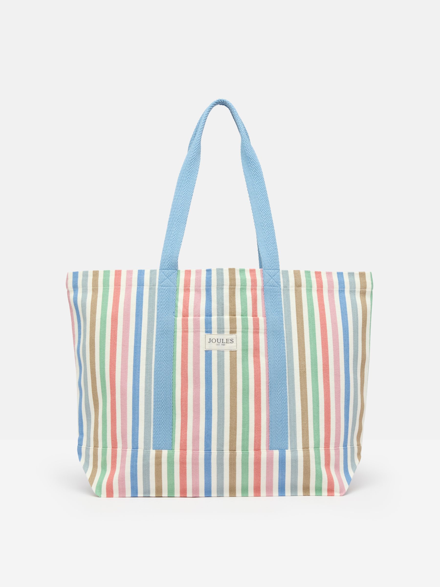 Promenade Multi Striped Canvas Beach Bag - Image 4 of 7