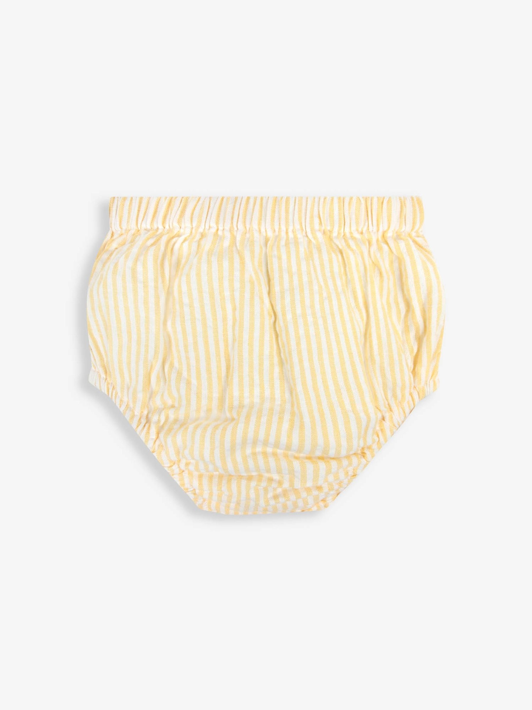 Yellow Bunny Appliqué Smocked Dress - Image 3 of 6