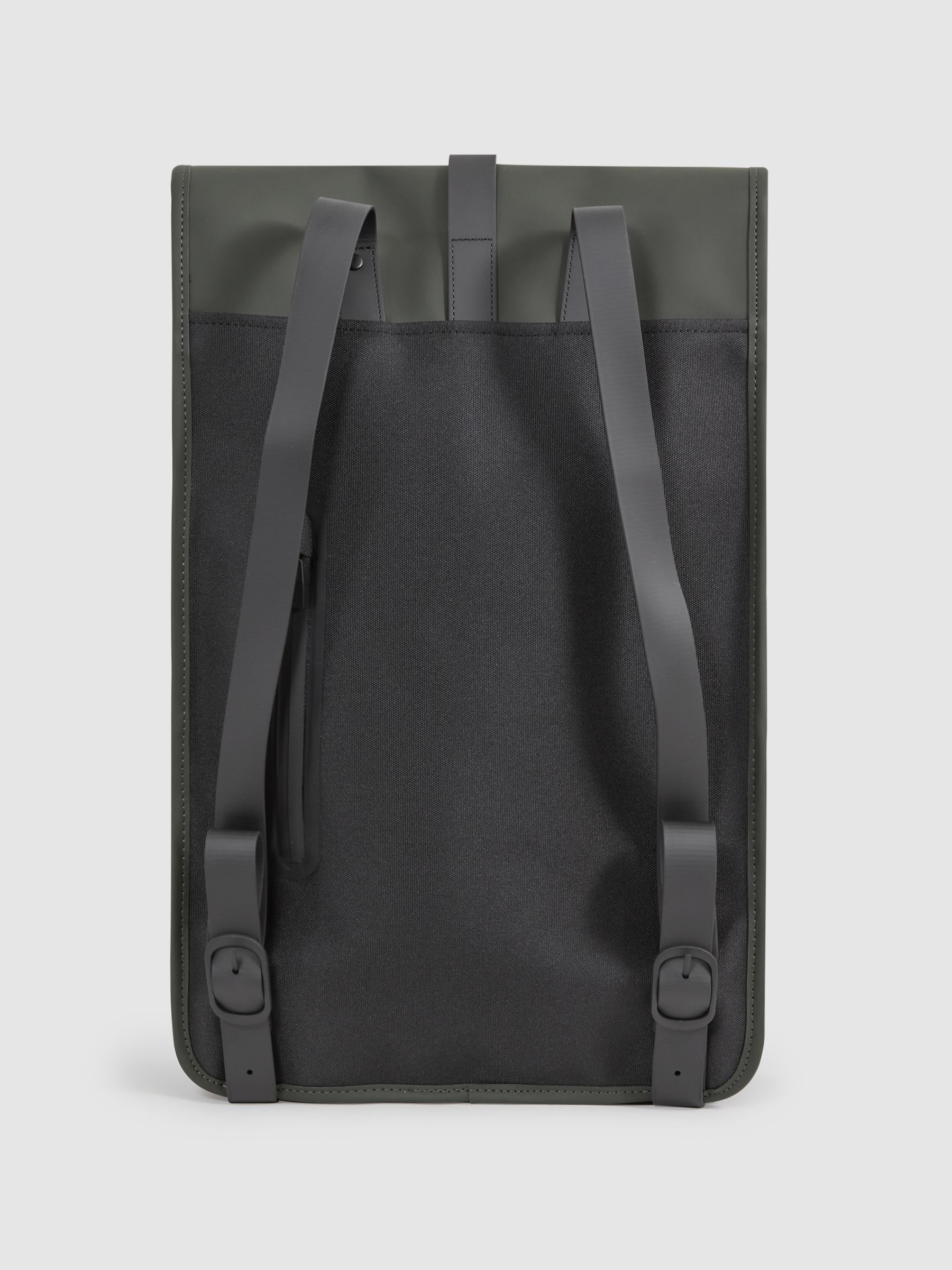 Rains Flap Backpack in Green - Image 4 of 5