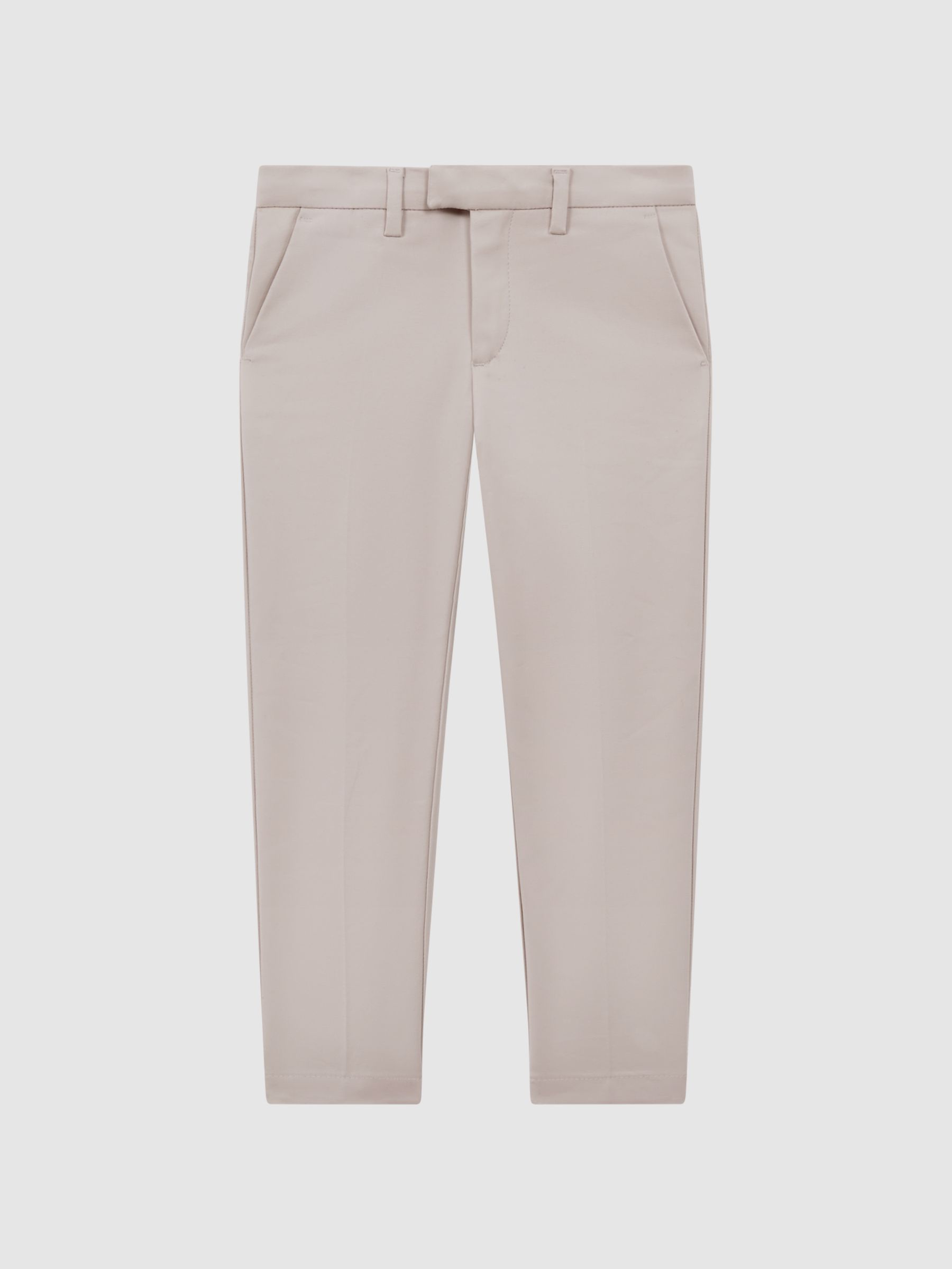 9-14 yrs Slim Fit Tapered Chinos in Stone - Image 2 of 8