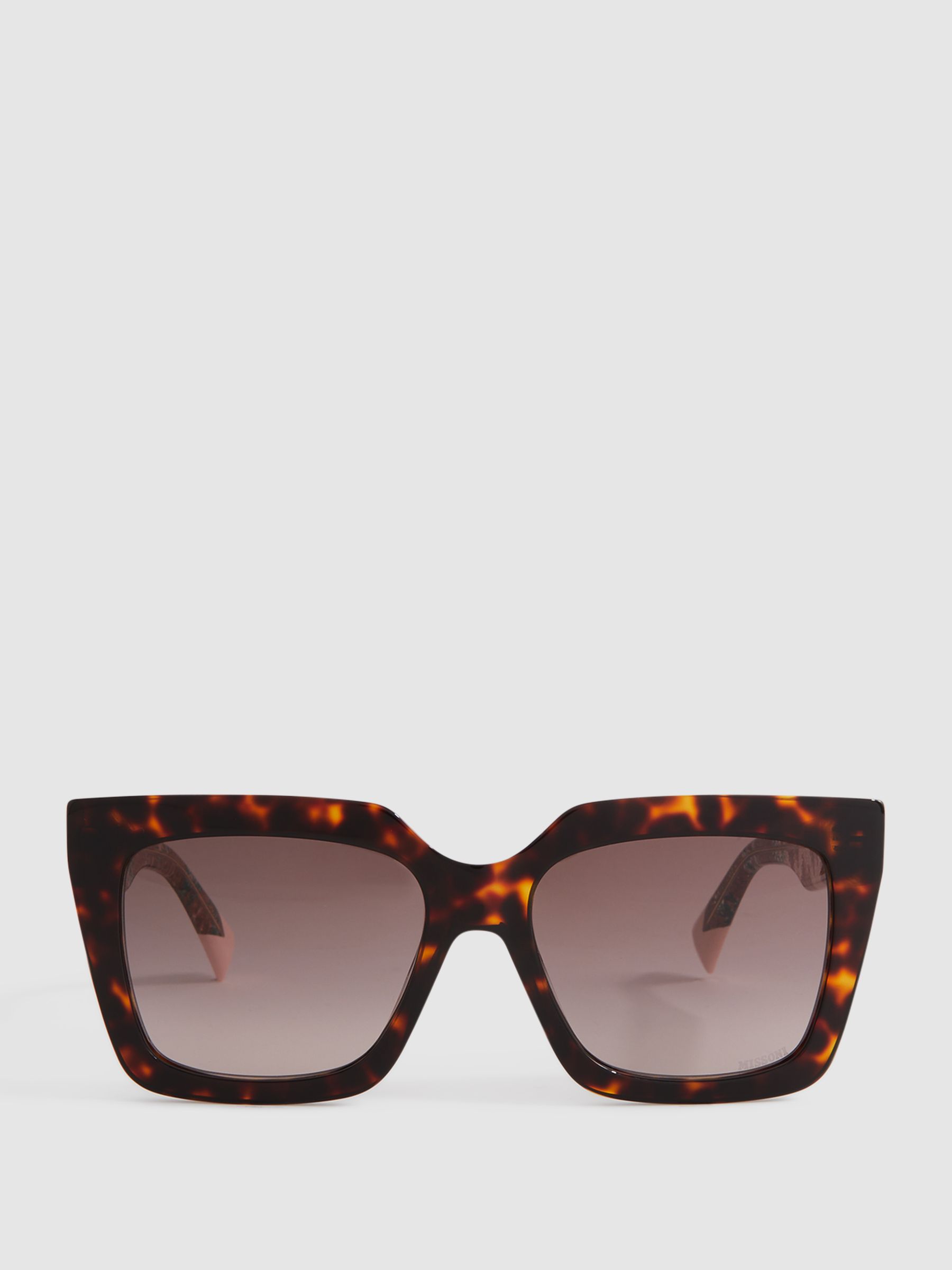 Missoni Eyewear Tortoiseshell Sunglasses in Tortoise - Image 1 of 4