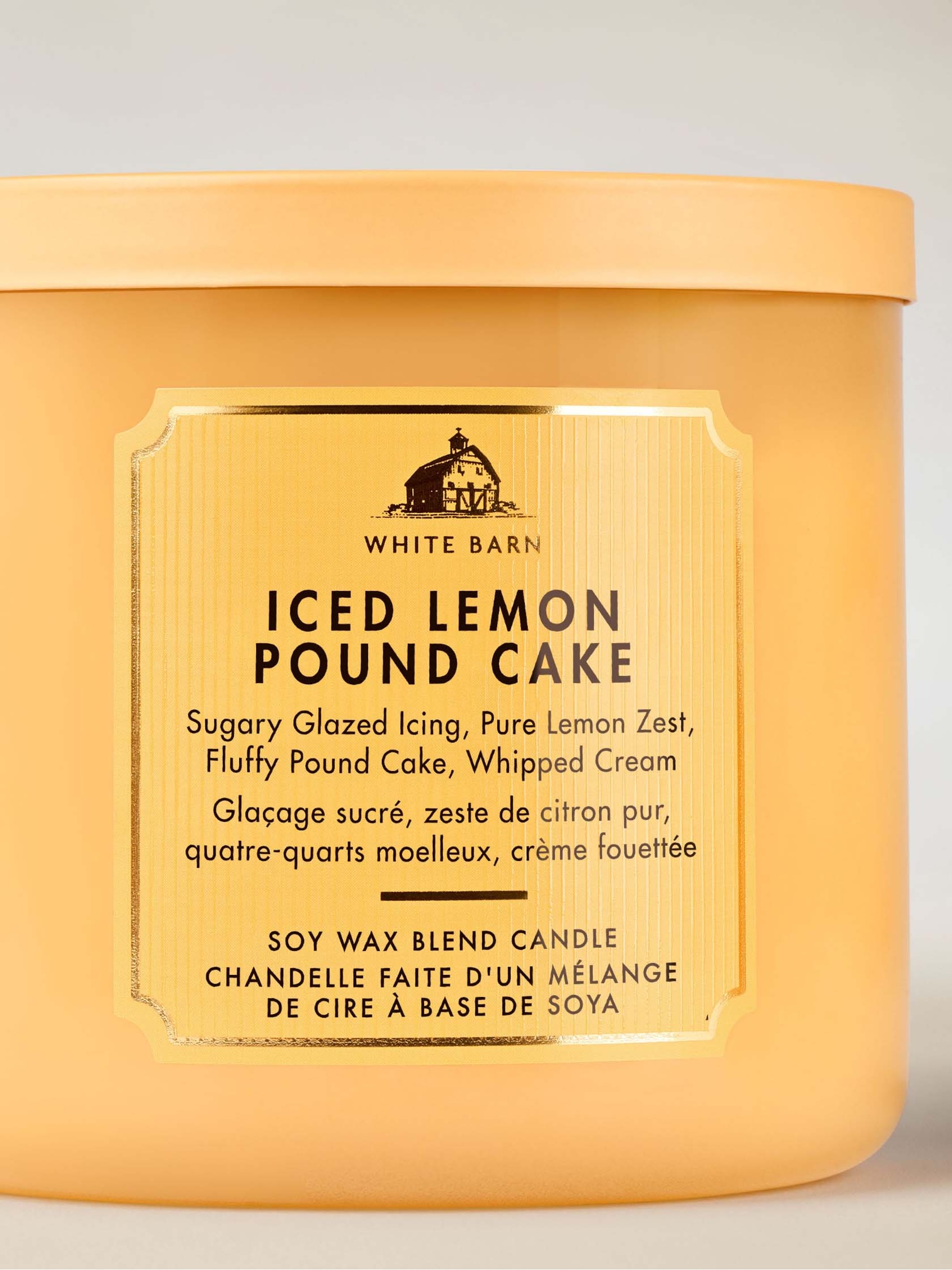Iced Lemon Pound Cake Candle 411g 3 Wick - Image 2 of 3 Iced Lemon Pound Cake Candle 411g 3 Wick - Image 2 of 3