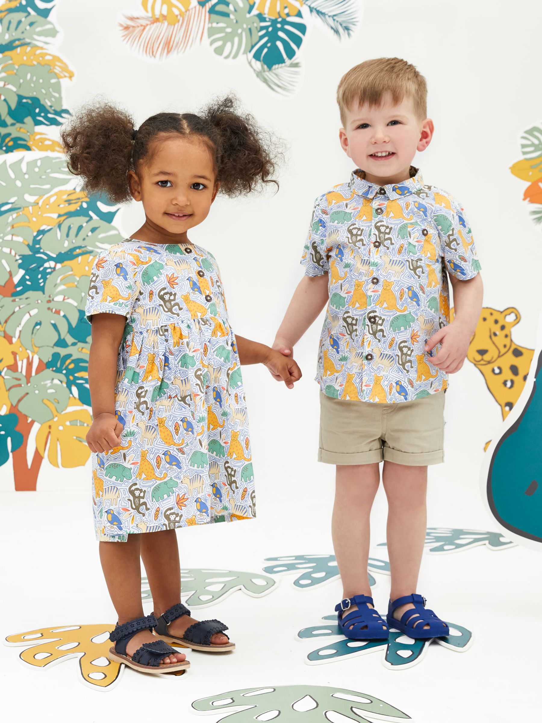 Ecru Safari Button Front Dress - Image 2 of 5