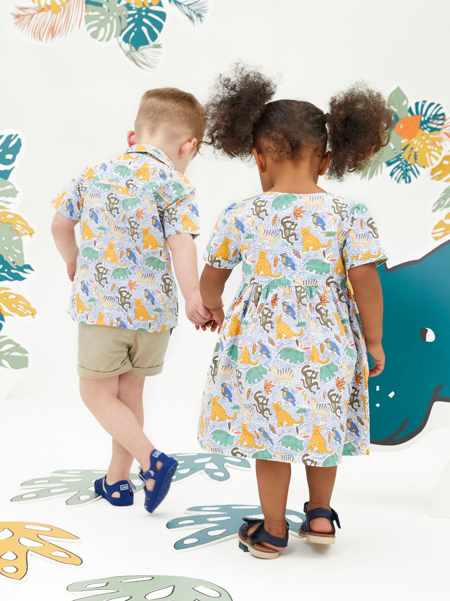 Ecru Safari Button Front Dress - Image 3 of 5
