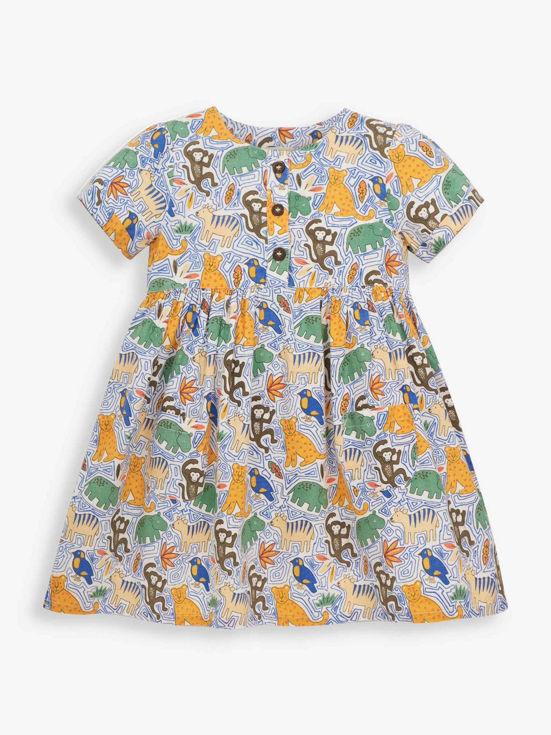 Ecru Safari Button Front Dress - Image 4 of 5