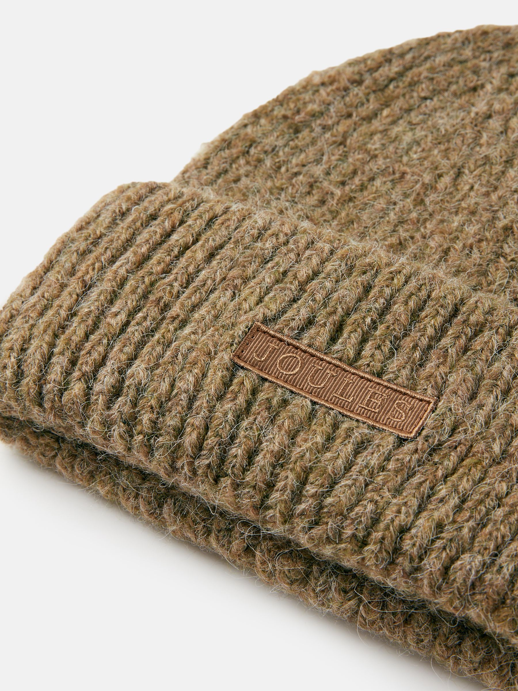 Eloise Brown Oversized Knitted Beanie Hat - Image 4 of 4