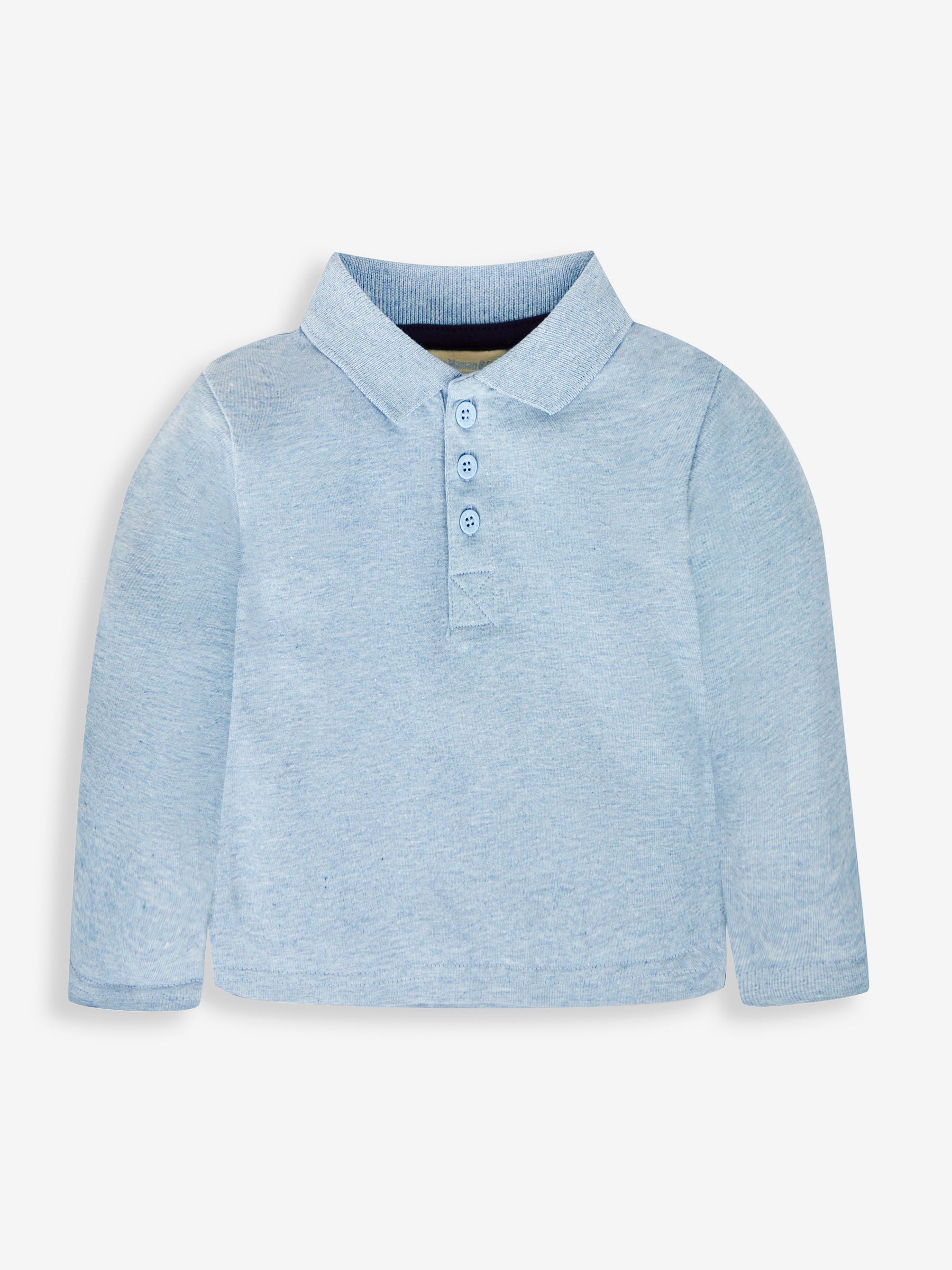 Blue & Natural 2-Pack Polo Shirts - Image 2 of 5