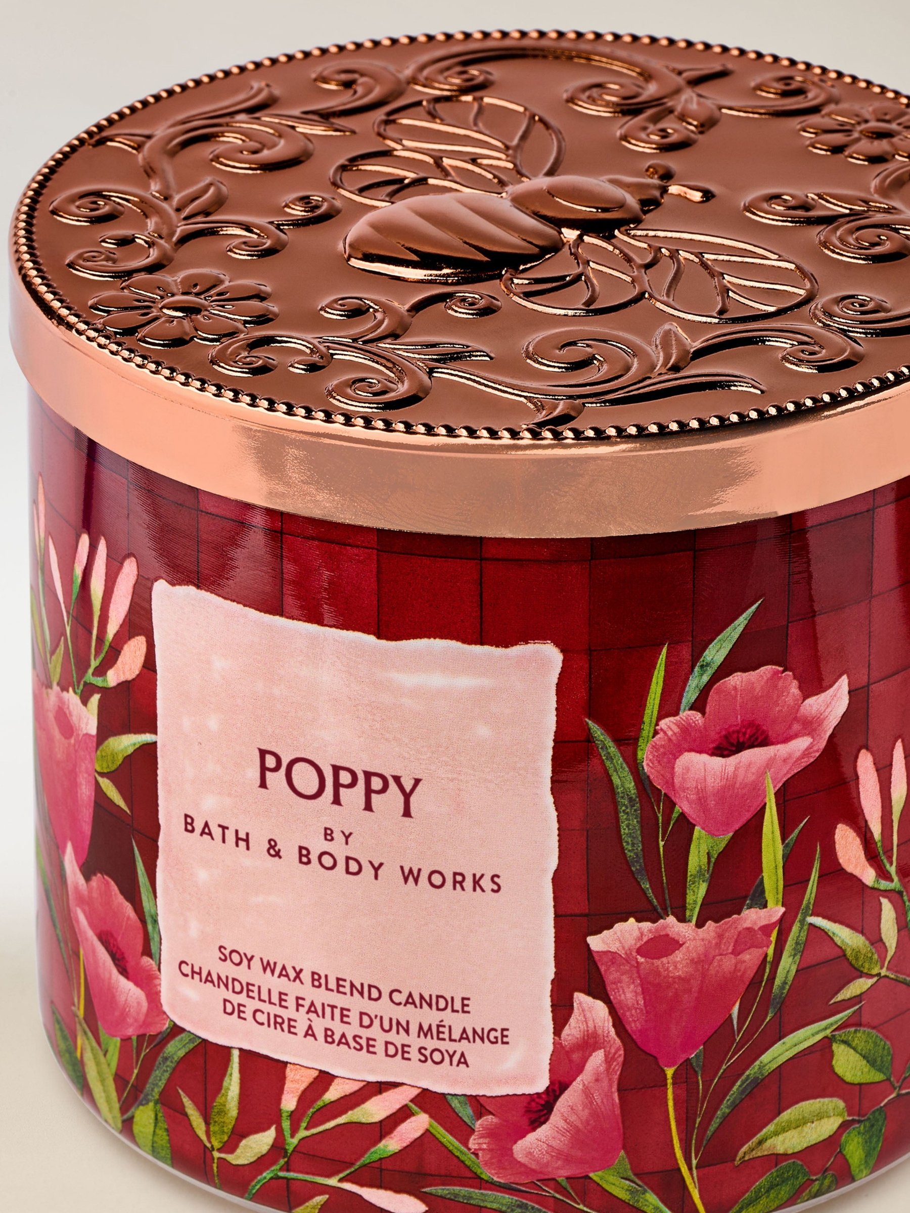Poppy 3-Wick Candle 411g - Image 2 of 2