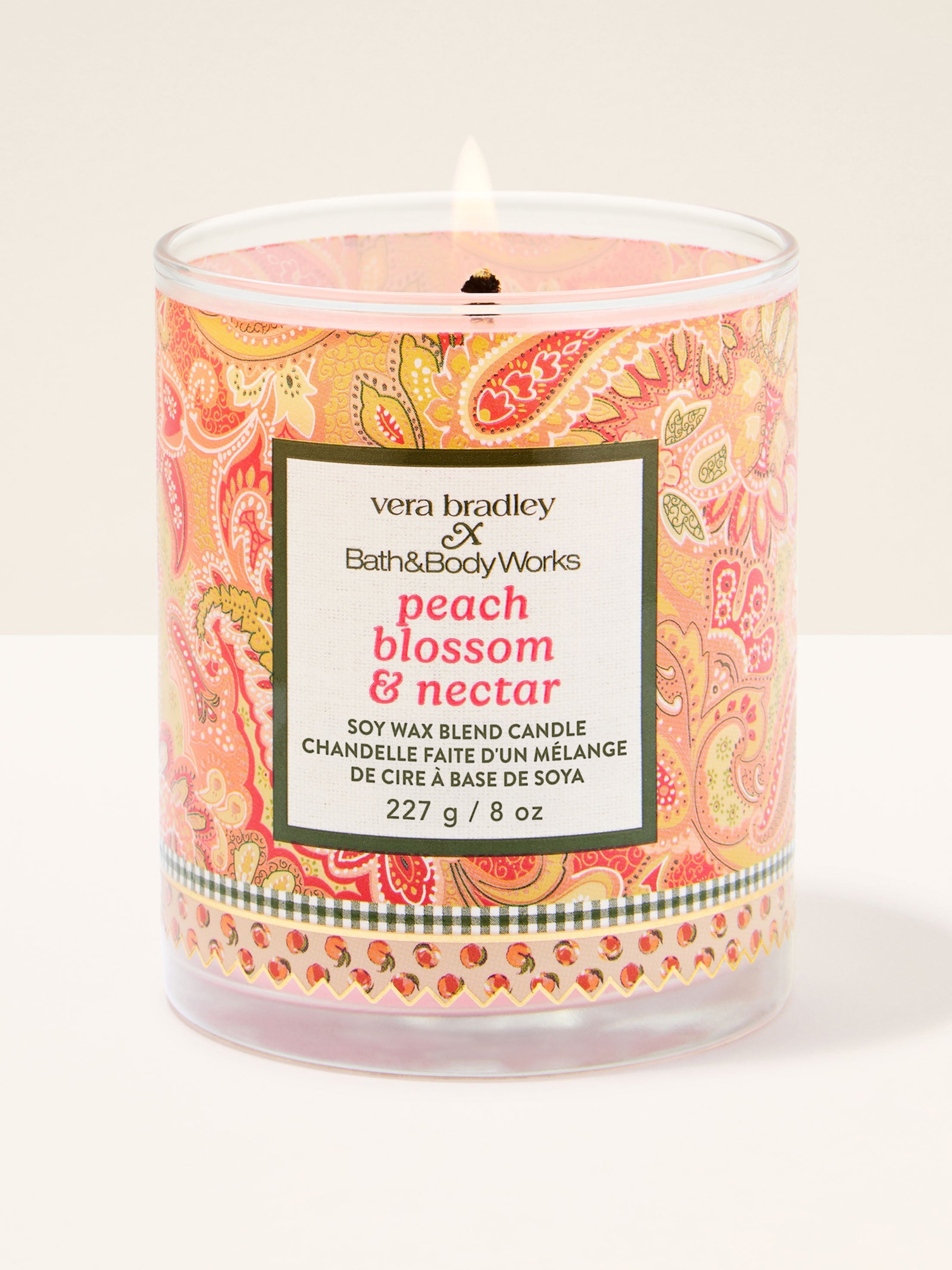 Peach Blossom and Nectar Single Wick Candle 7ml - Image 1 of 3