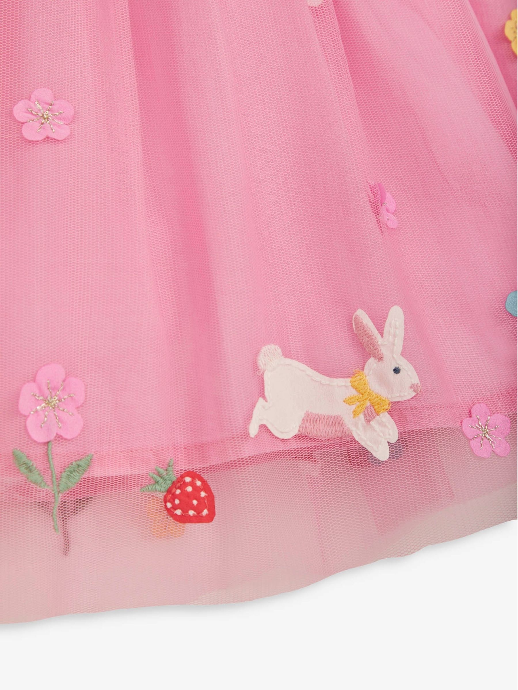 Pink Bunny Tulle Party Dress - Image 5 of 5