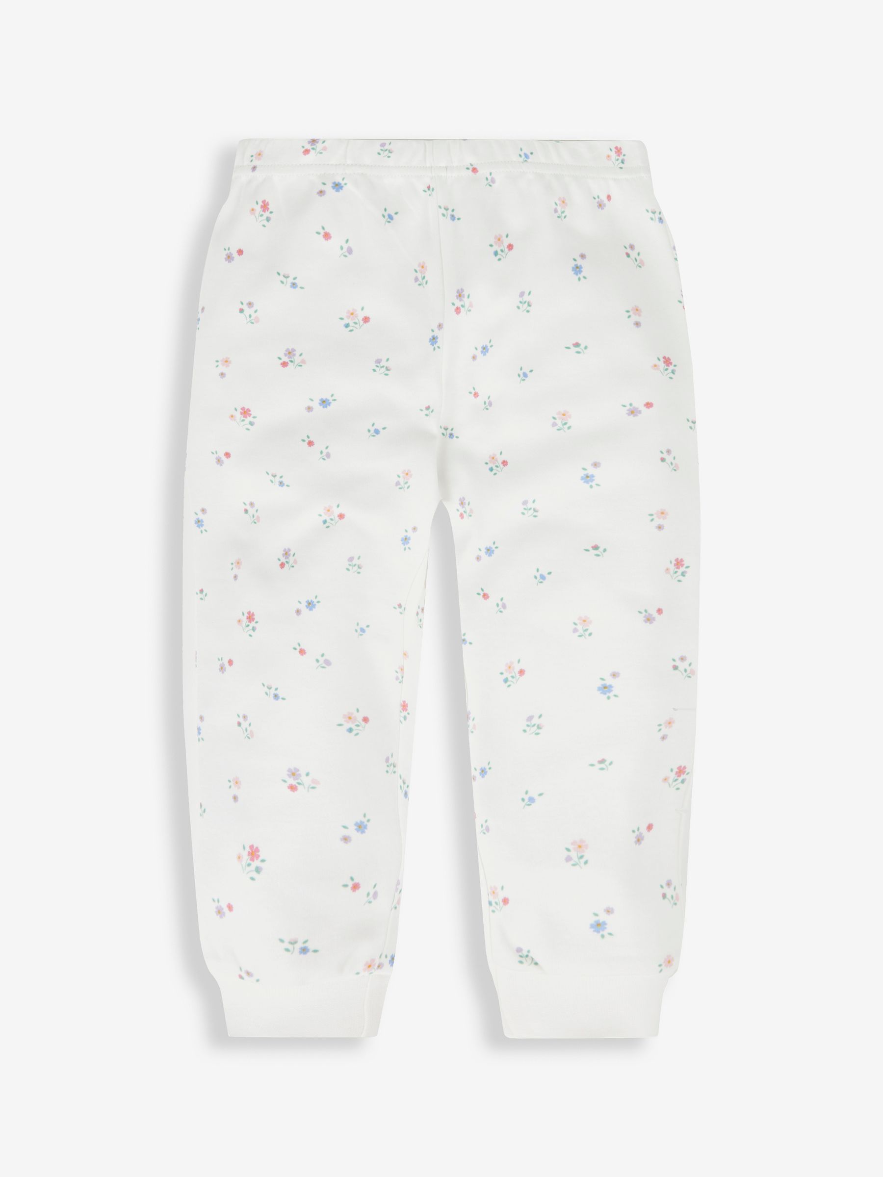 Cream Pretty Ditsy Jersey Pyjamas - Image 6 of 7
