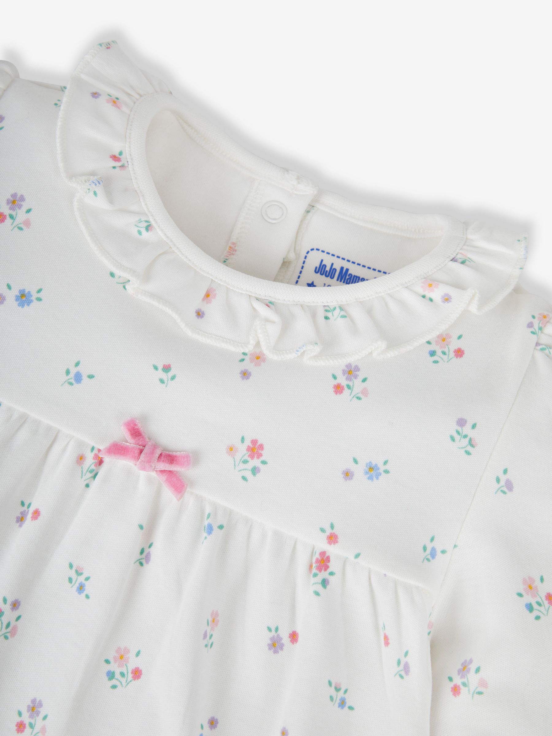 Cream Pretty Ditsy Jersey Pyjamas - Image 7 of 7