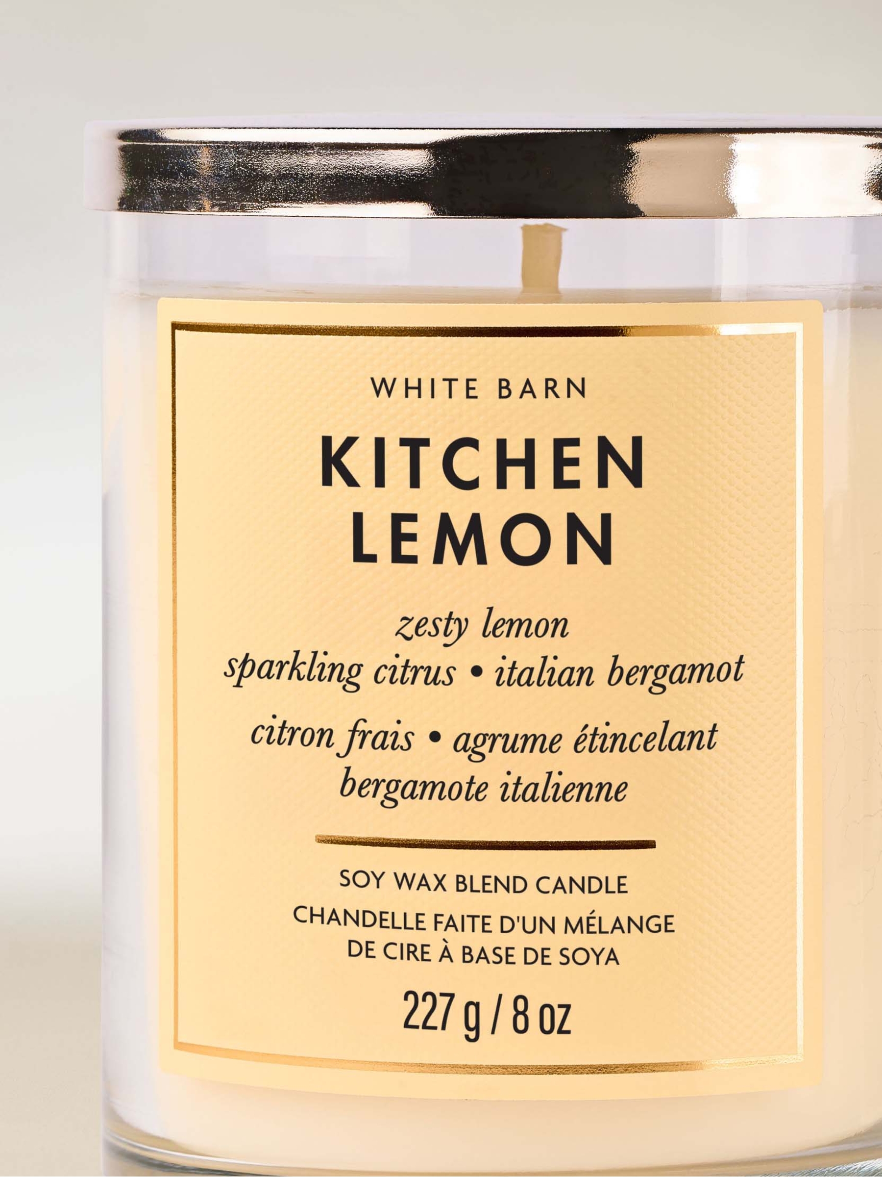 Kitchen Lemon Single Wick Candle 227g - Image 2 of 2 Kitchen Lemon Single Wick Candle 227g - Image 2 of 2