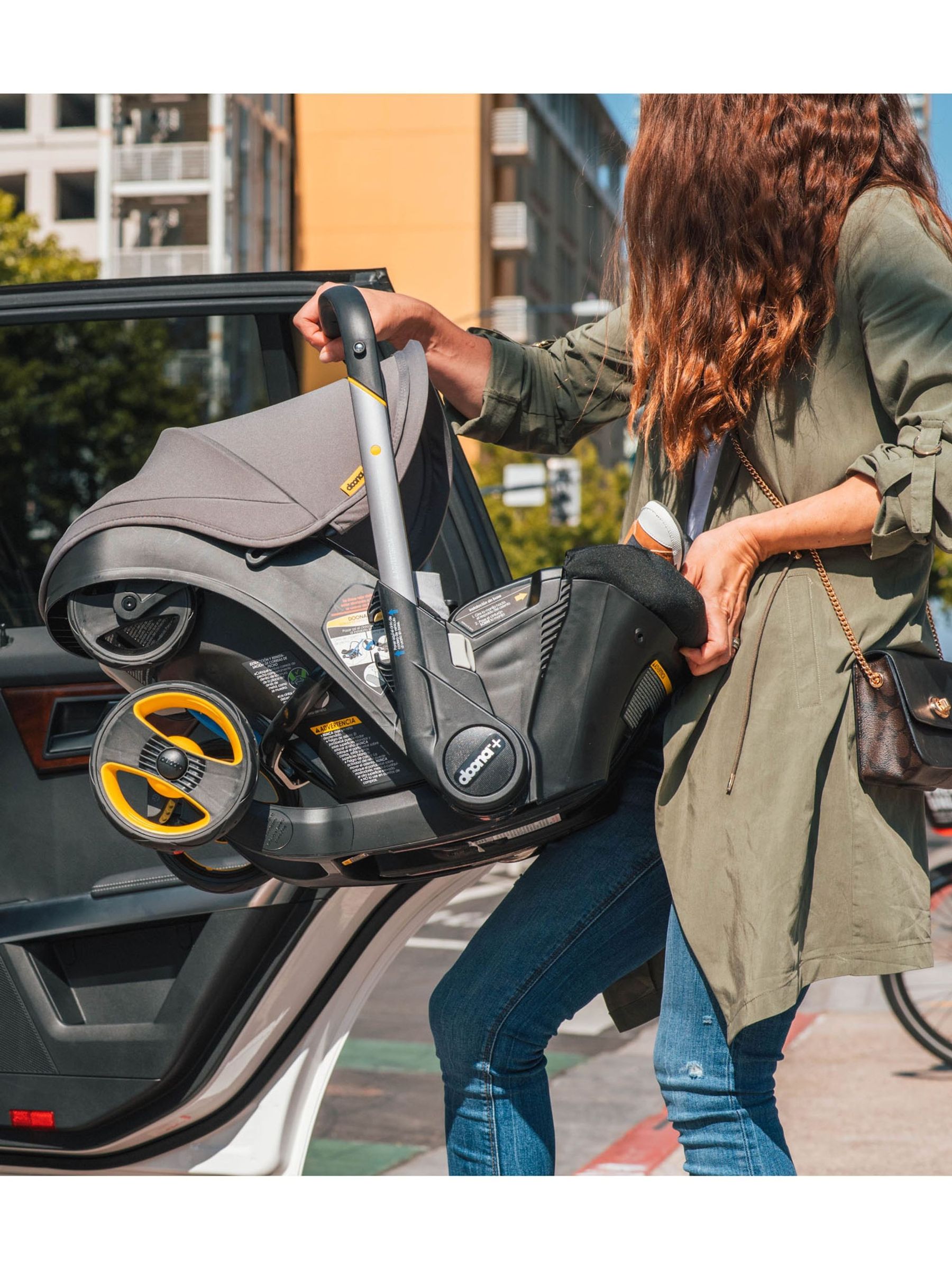 Black Doona™ Infant Car Seat Nitro Black - Image 8 of 12