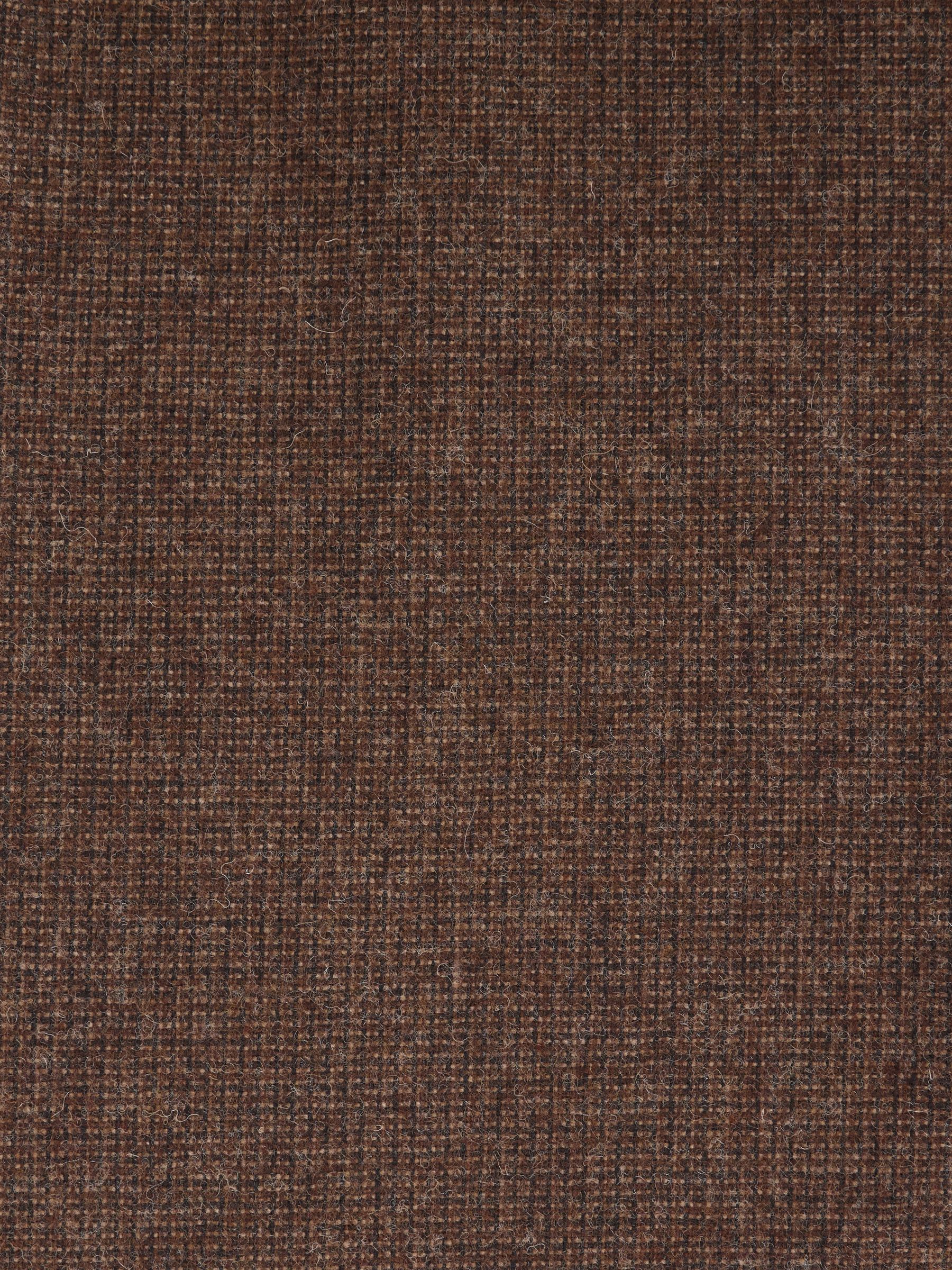 Brown Slim Fit Texture Suit Jacket - Image 7 of 7