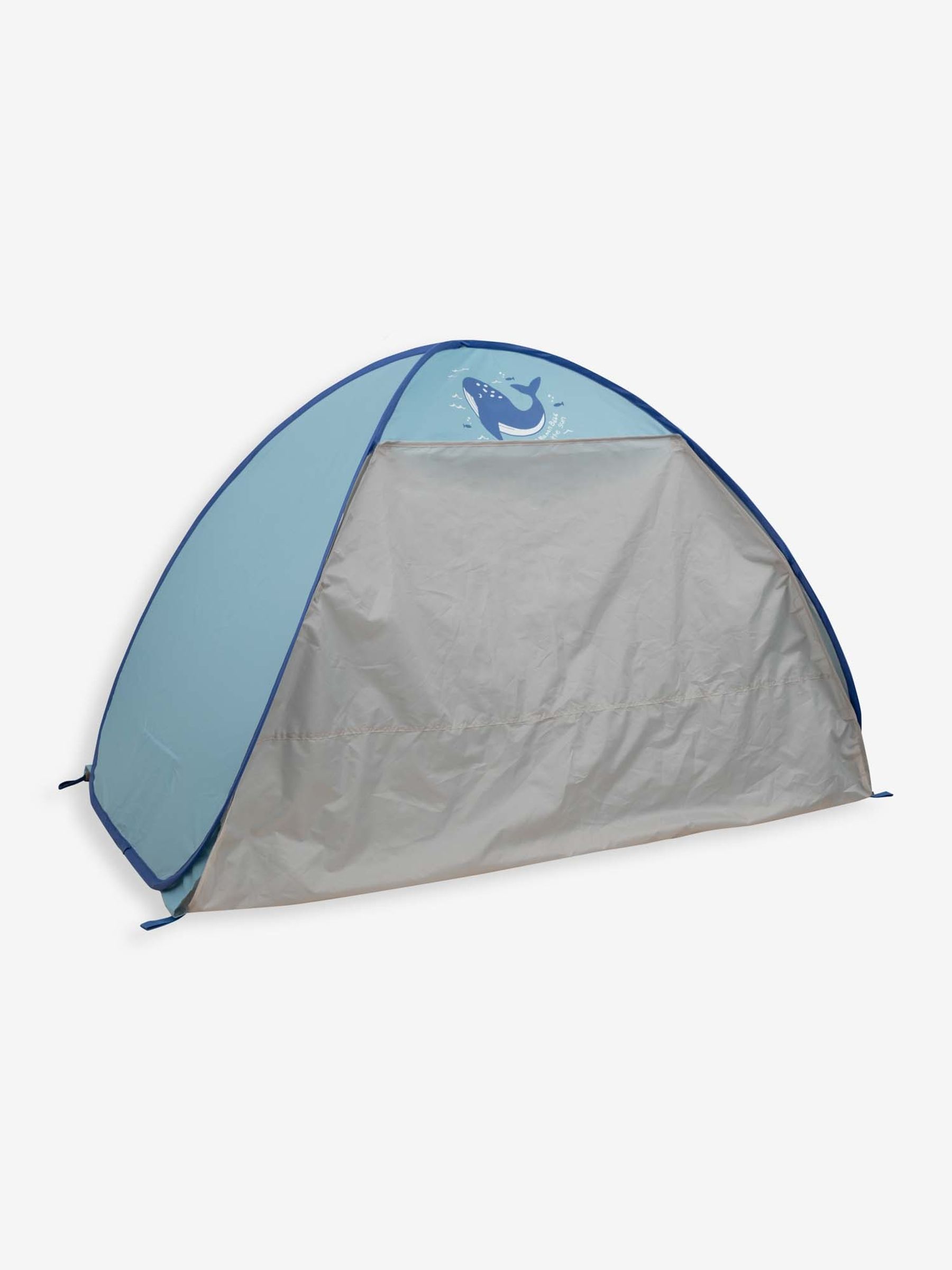 Infant Sized Sun Protection Tent with Mosquito Net in Blue - Image 2 of 7