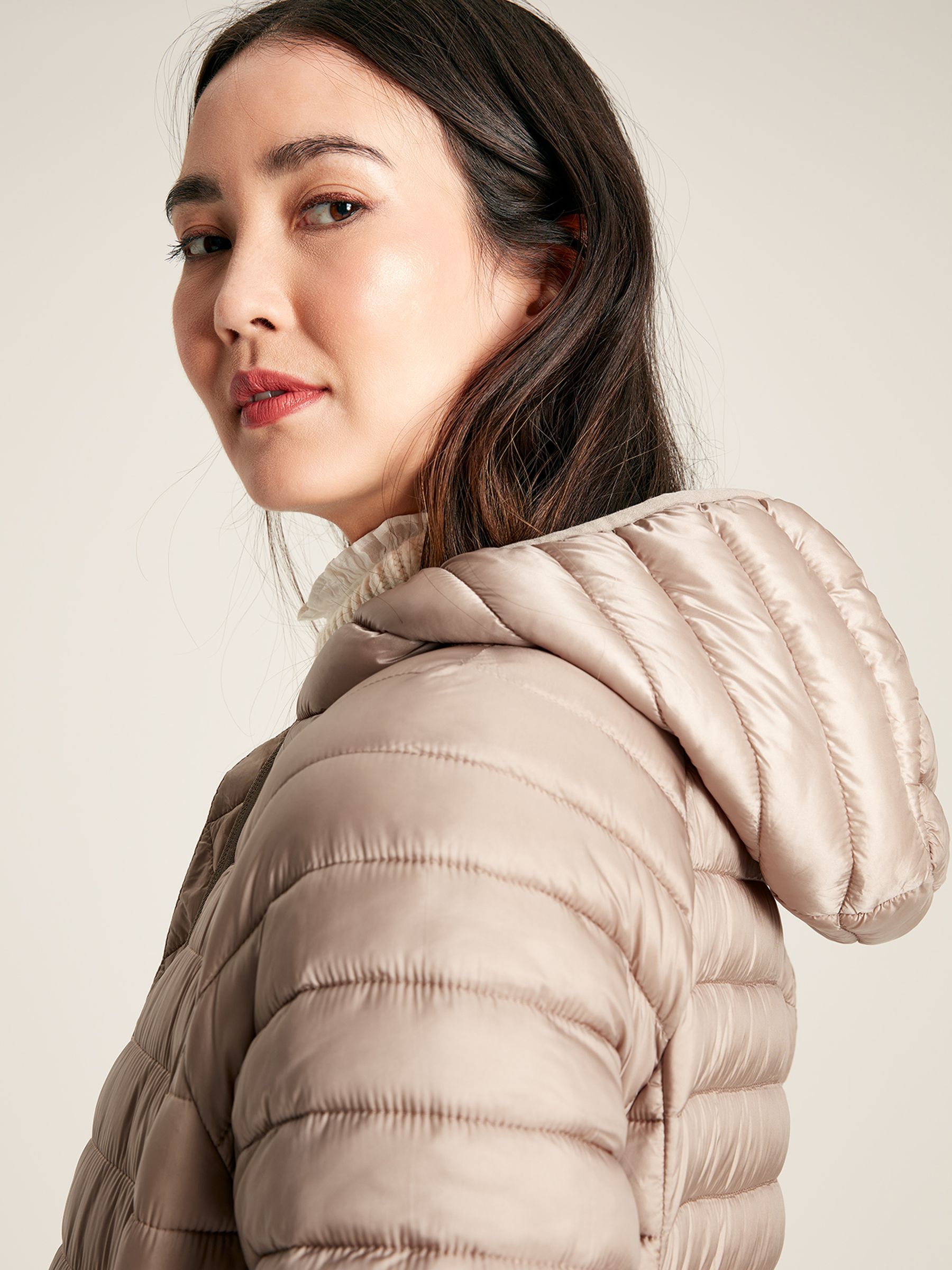 Bramley Pearl Showerproof Long Packable Padded Coat - Image 5 of 7