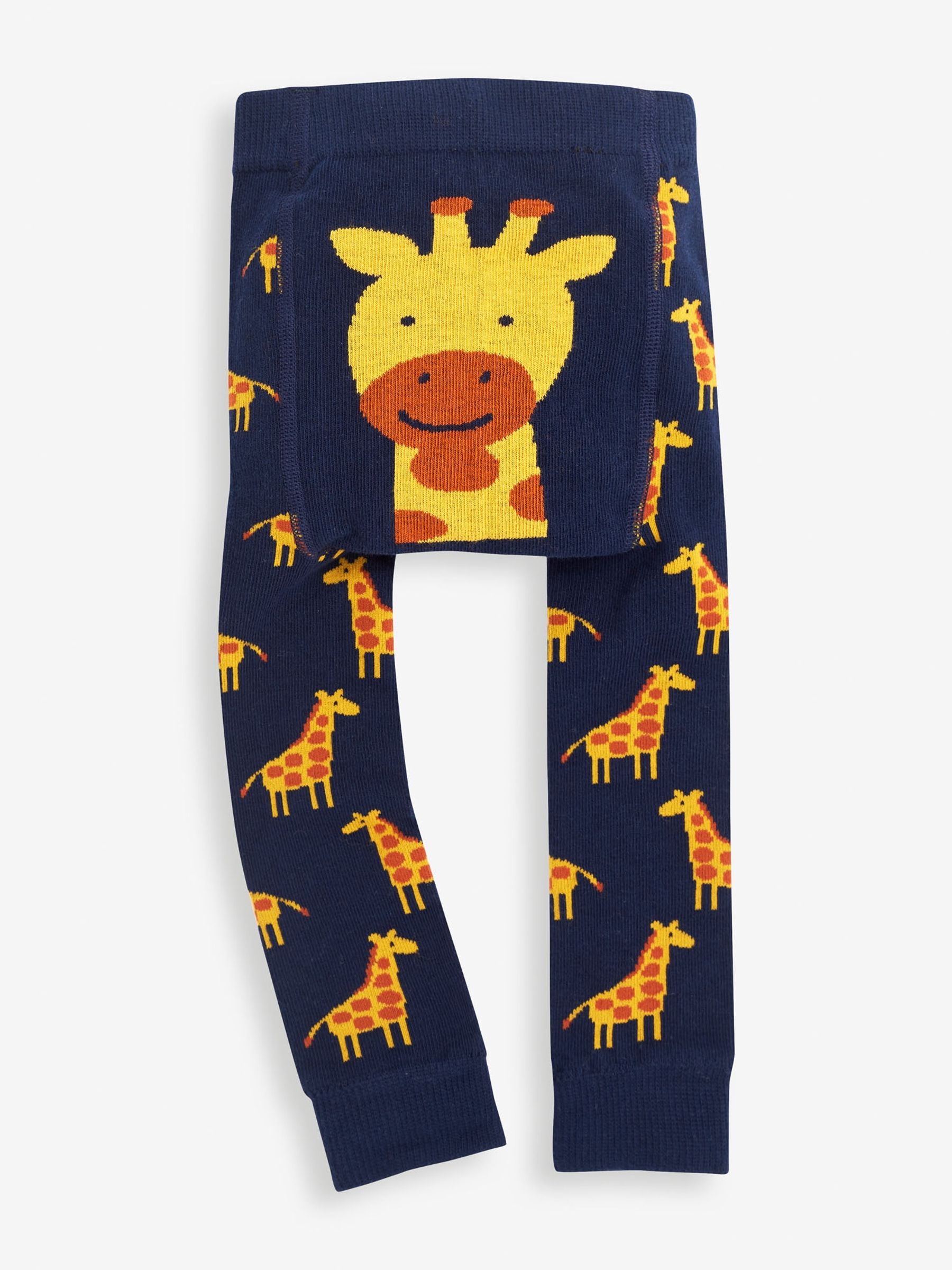 Navy Giraffe Baby Leggings - Image 3 of 4