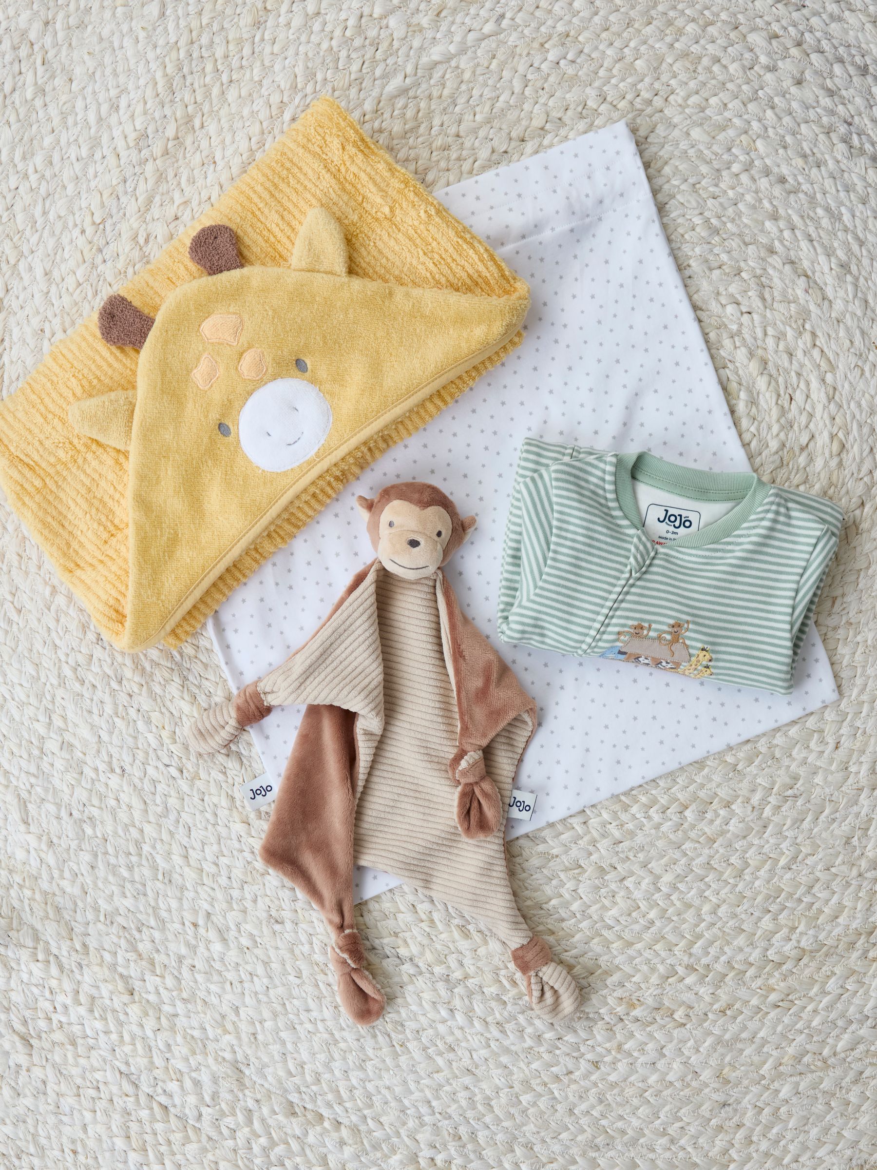 Sleepsuit, Comforter & Hooded Towel Giftset - Image 3 of 4