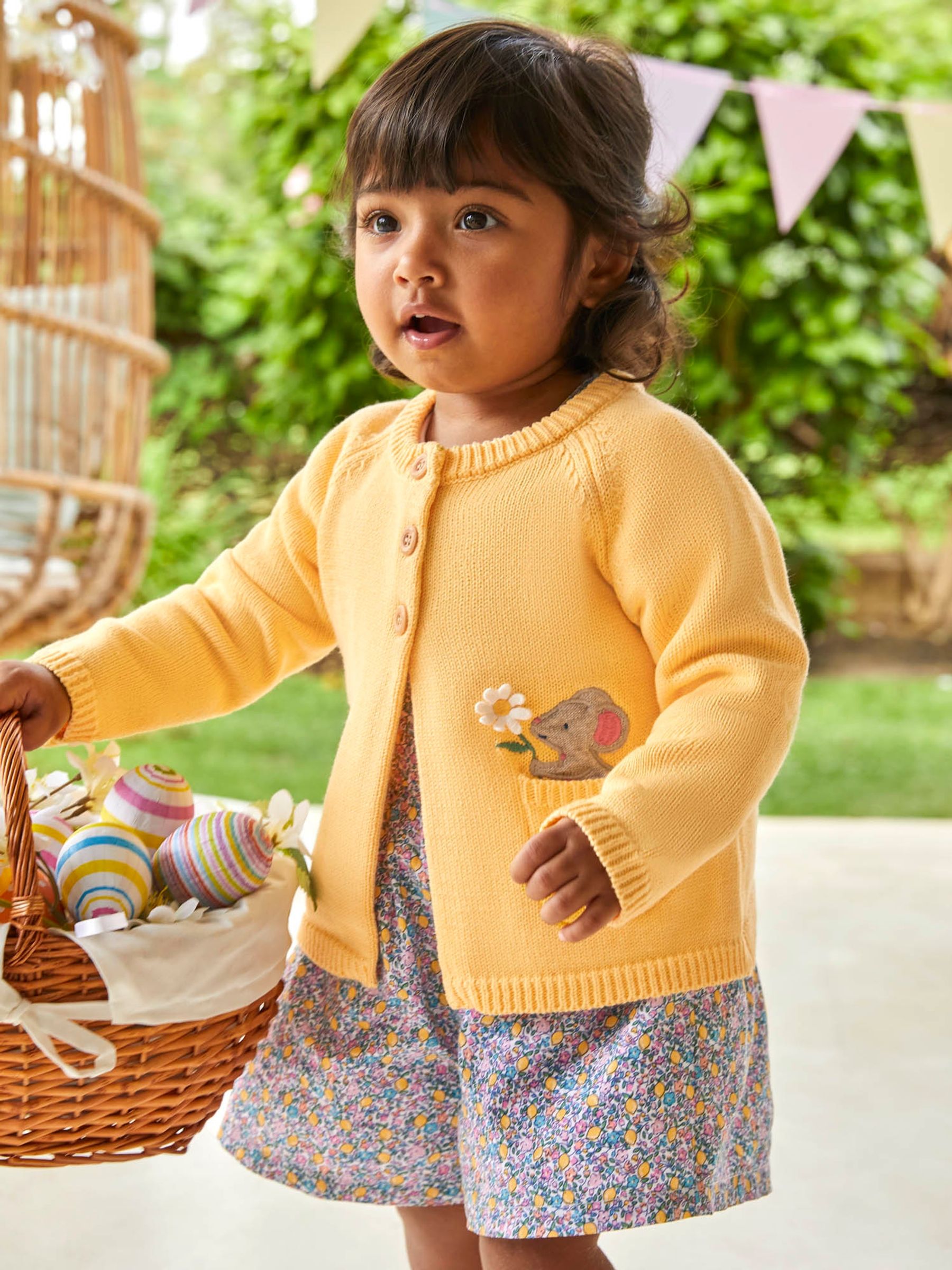 Yellow Mouse Pocket Cardigan - Image 3 of 6