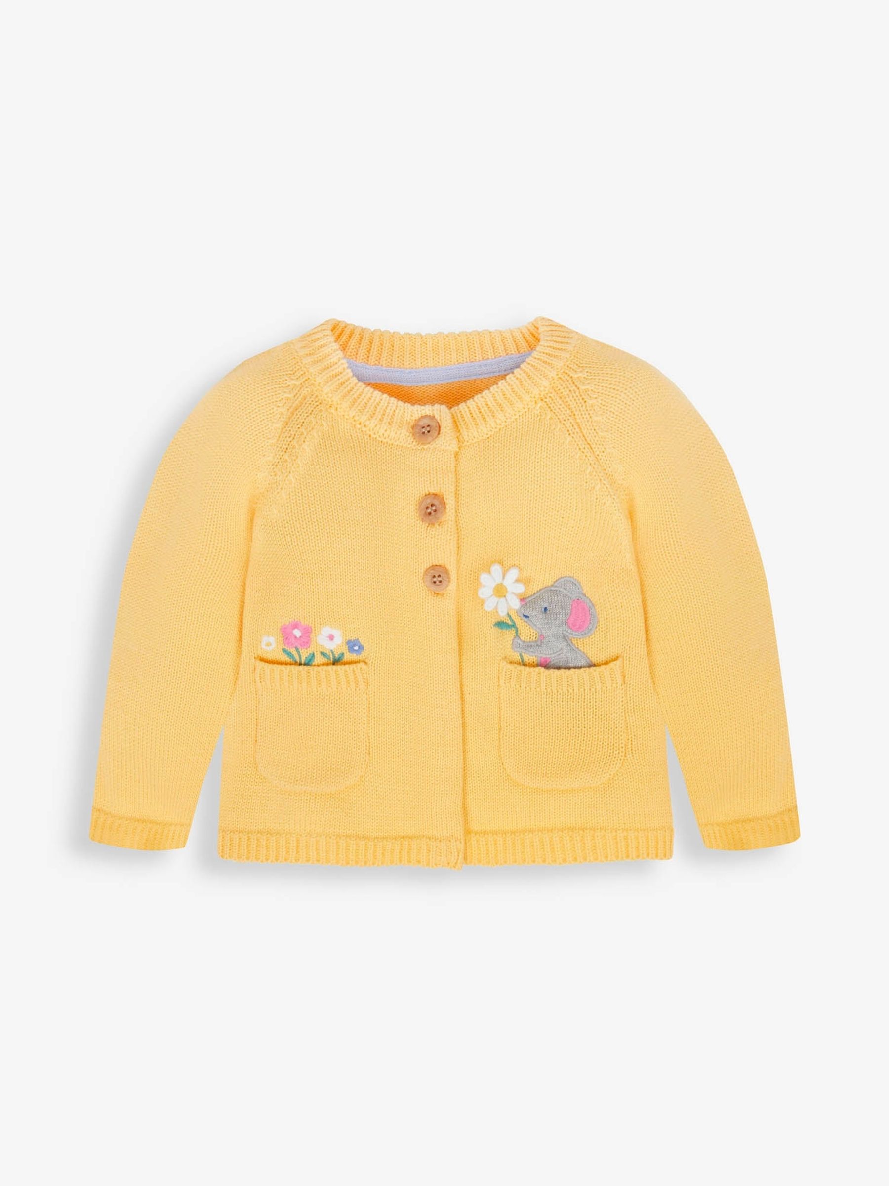 Yellow Mouse Pocket Cardigan - Image 4 of 6