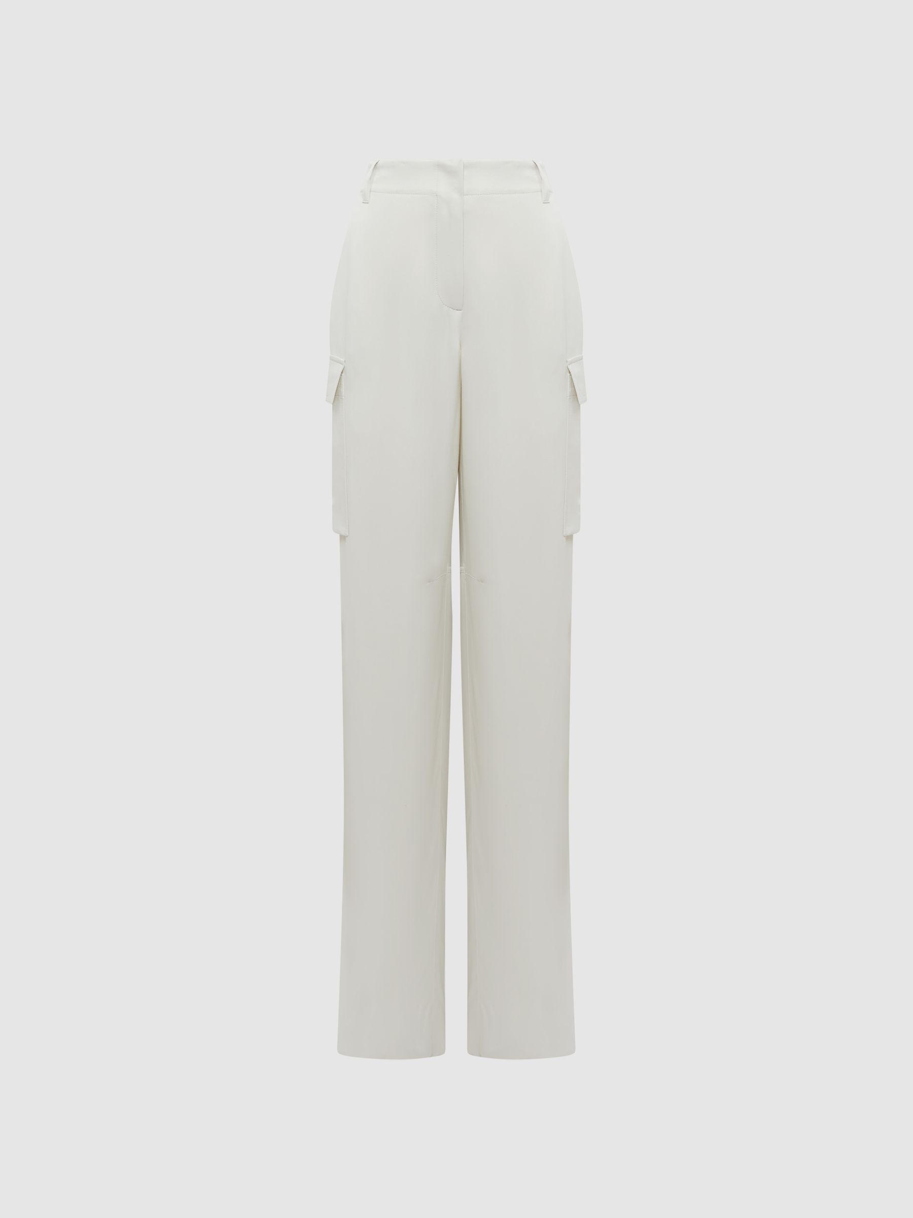 Wide Leg Combat Trousers in Neutral - Image 2 of 5 Wide Leg Combat Trousers in Neutral - Image 2 of 5