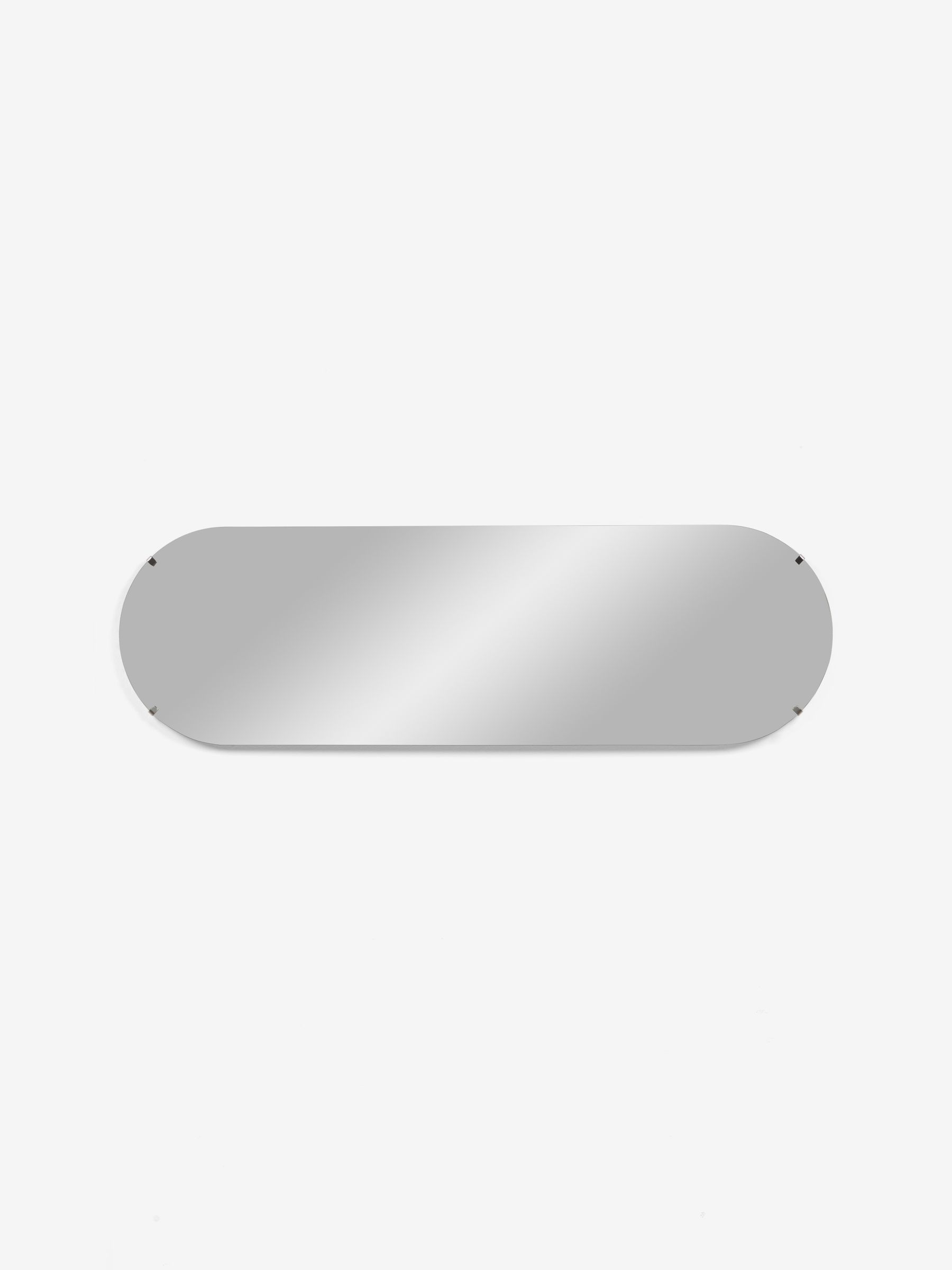 Jasper Conran London Clear Oval Clip Mirror - Image 2 of 4